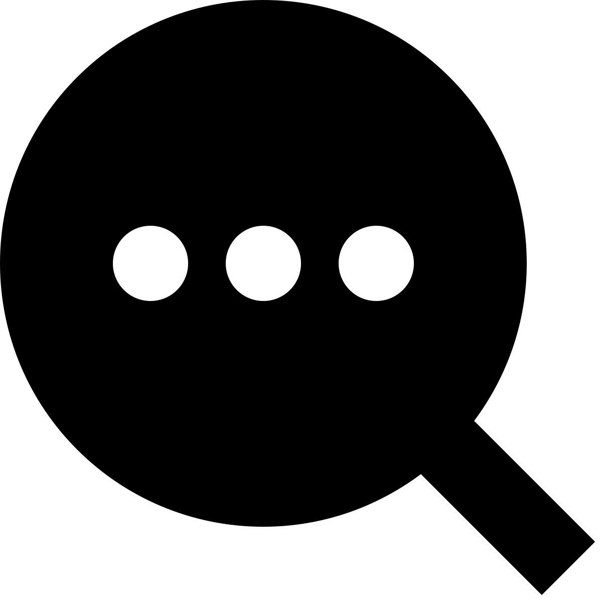 tiny glyph style buscar icon