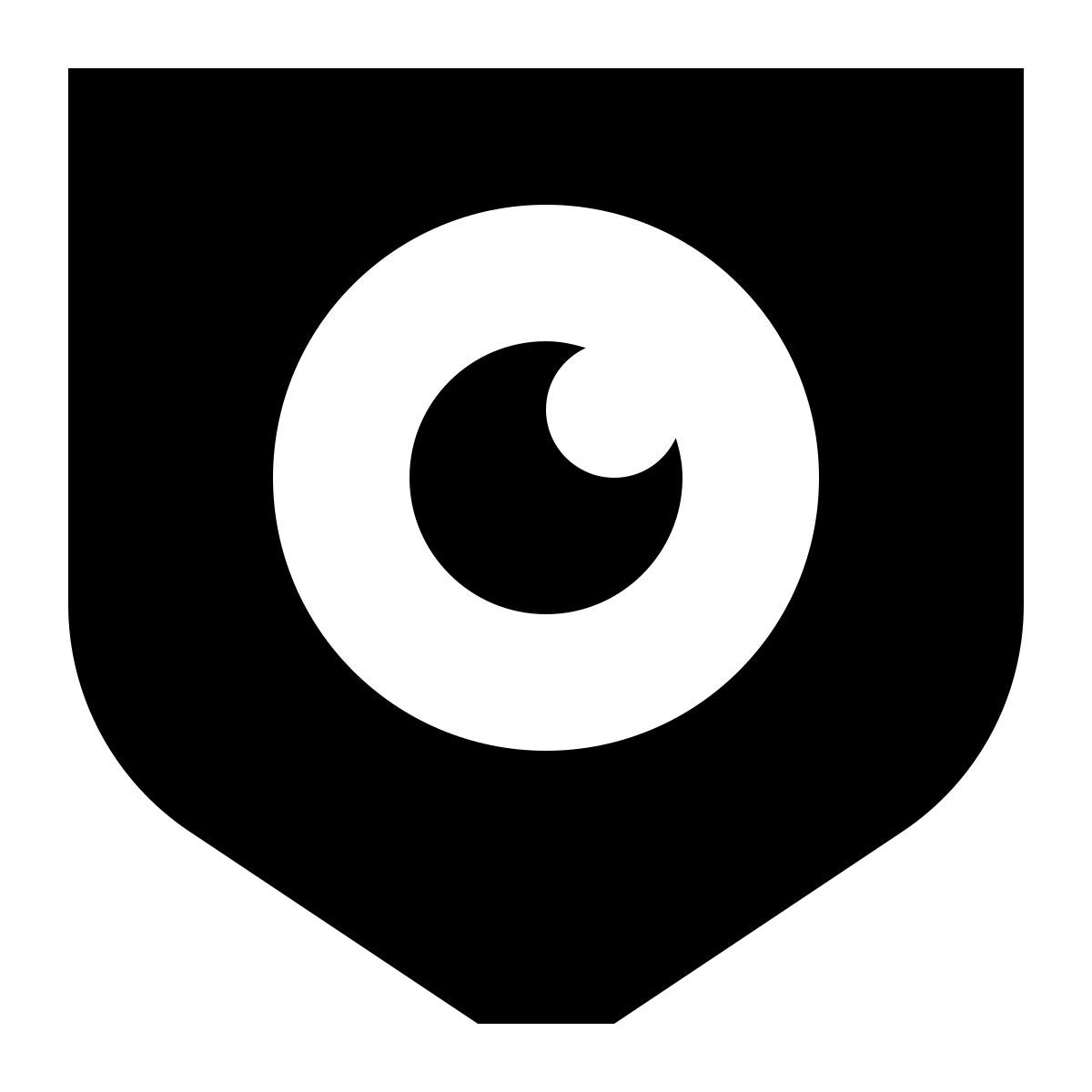 tiny glyph style 보안 눈 icon