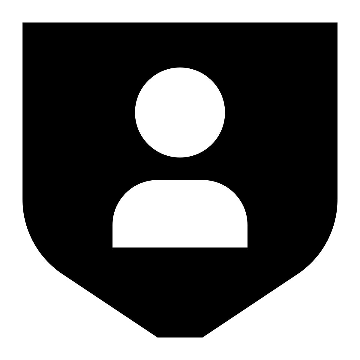 tiny glyph style sicherheit benutzer männlich icon