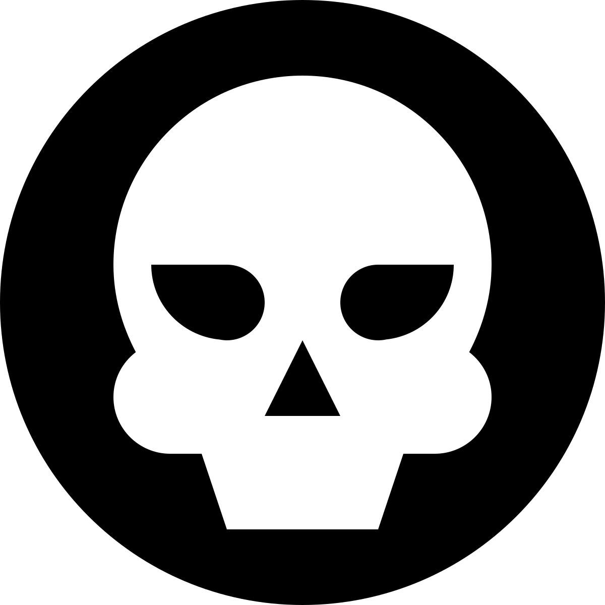 tiny glyph style botón de autodestrucción icon