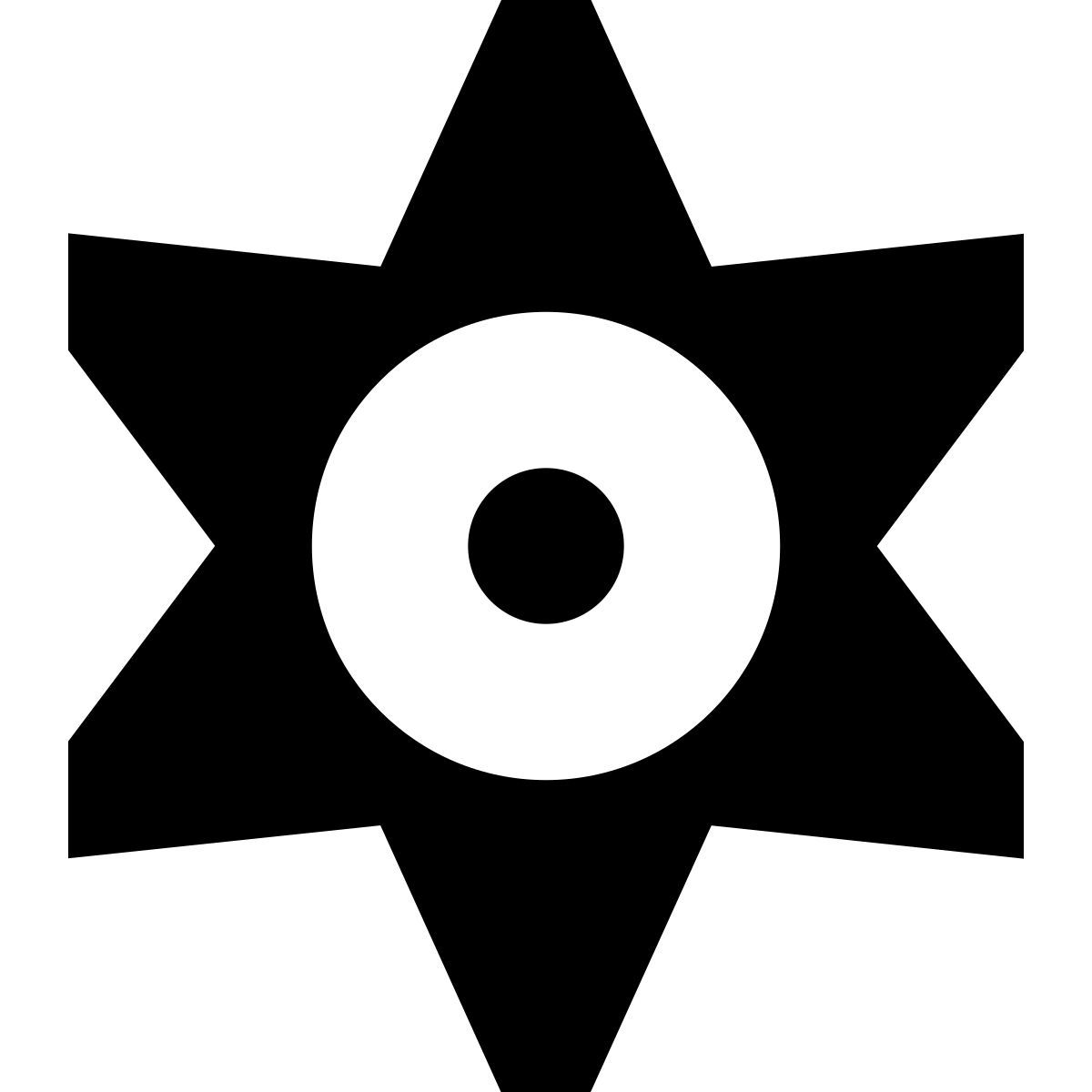 tiny glyph style sceriffo icon