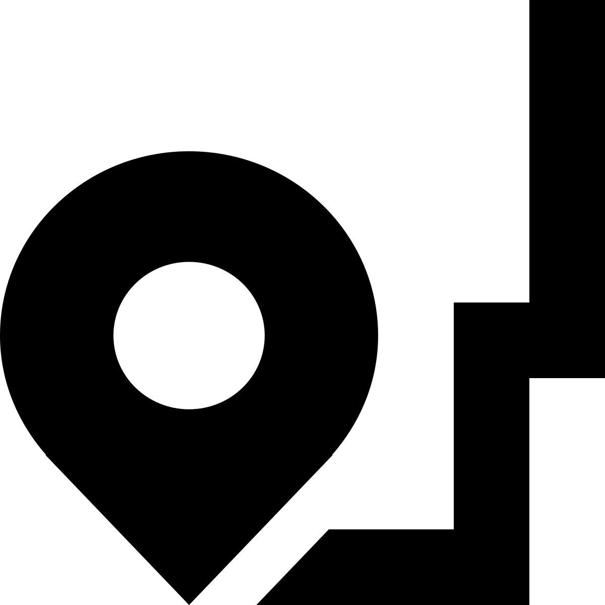 tiny glyph style 地图点 icon