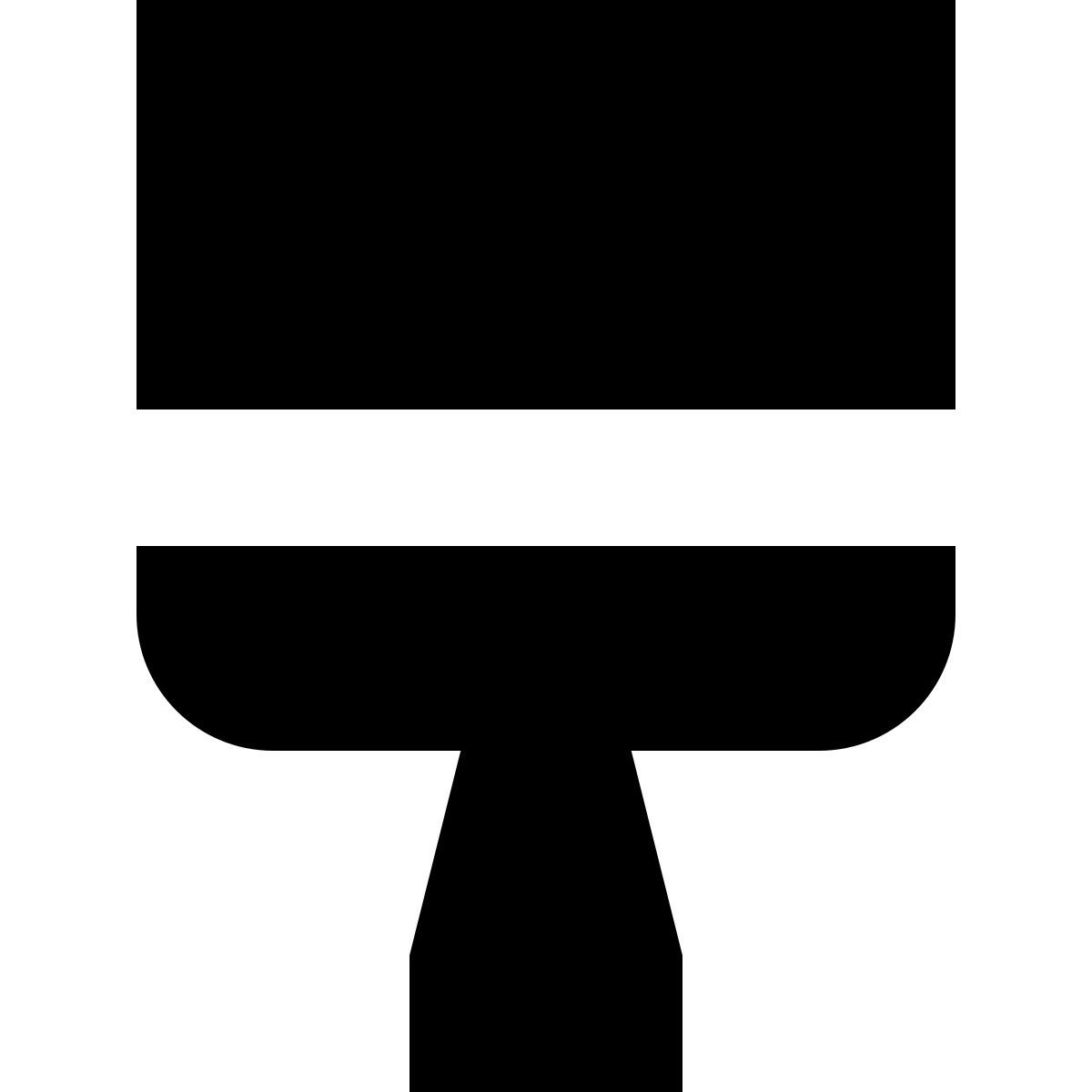 tiny glyph style ヘラ icon