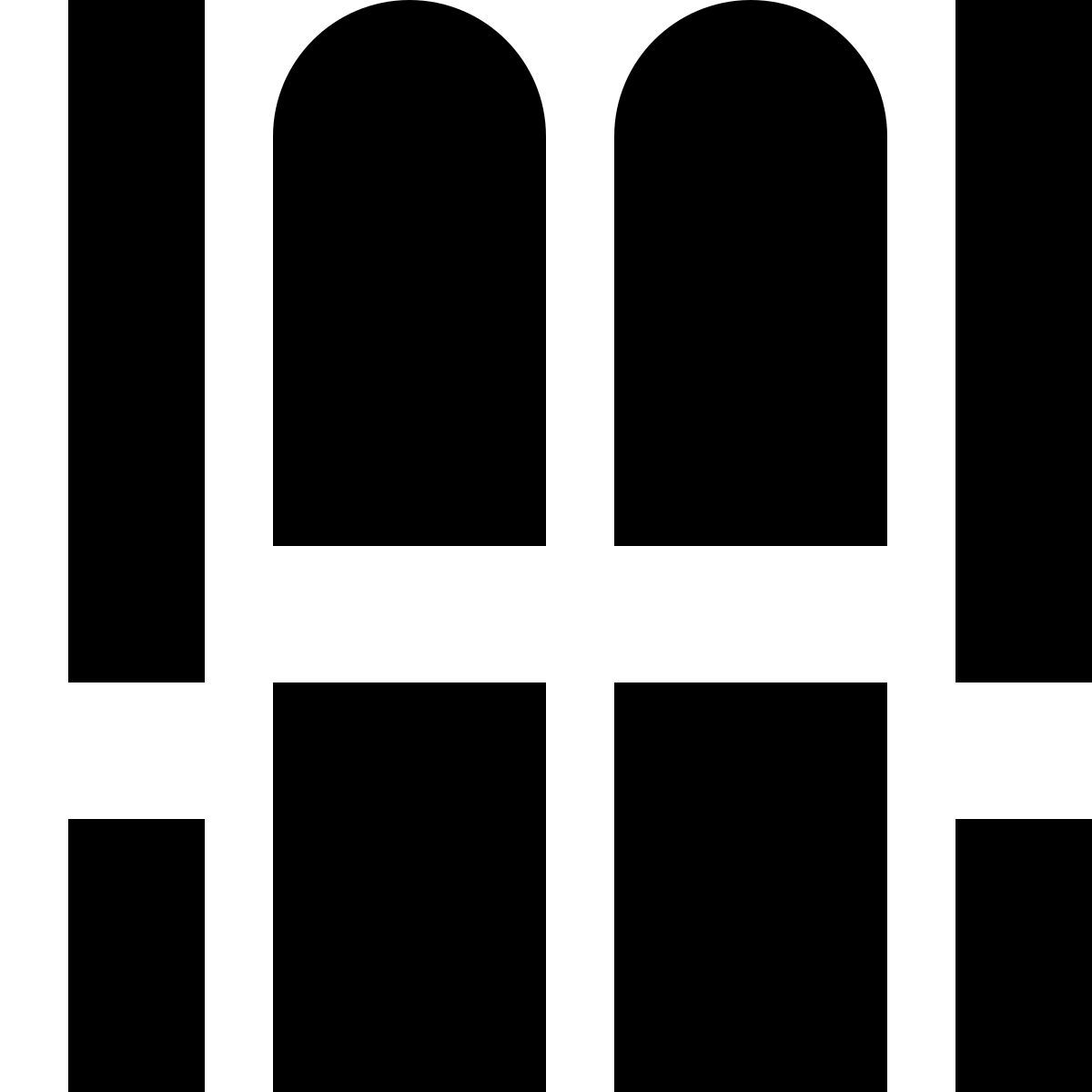 tiny glyph style ski icon