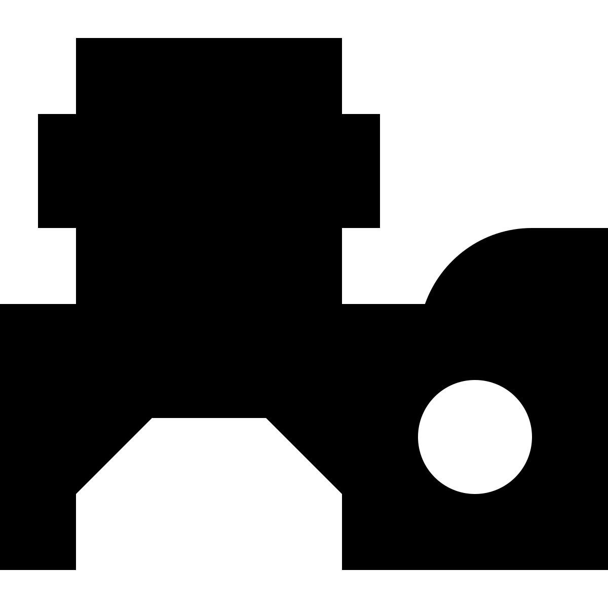 tiny glyph style slr lentes pequenas icon