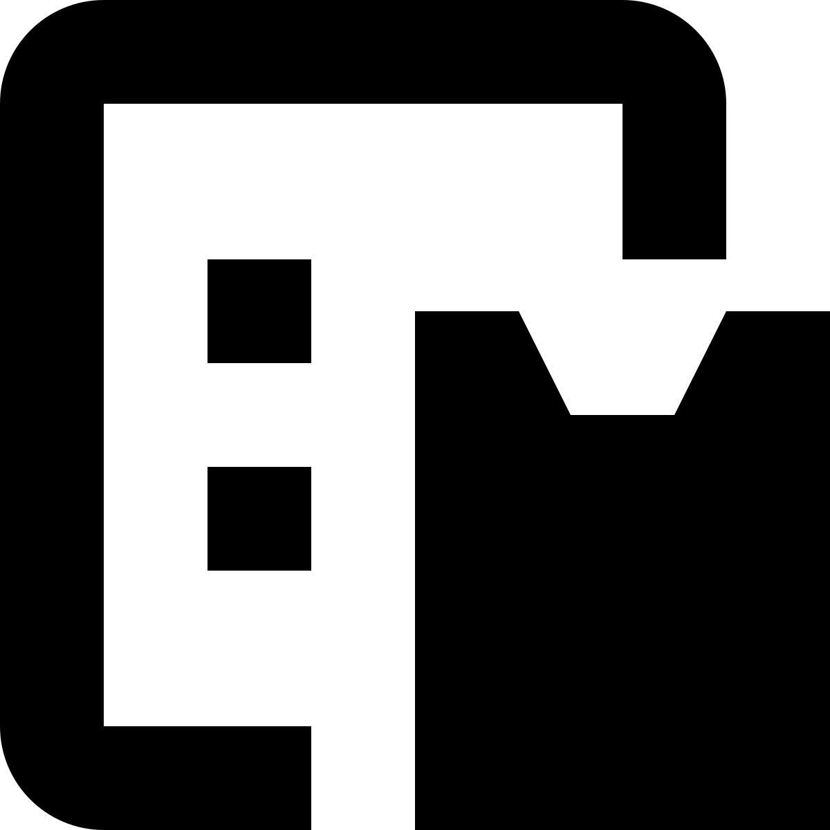 tiny glyph style smartphone tablet icon