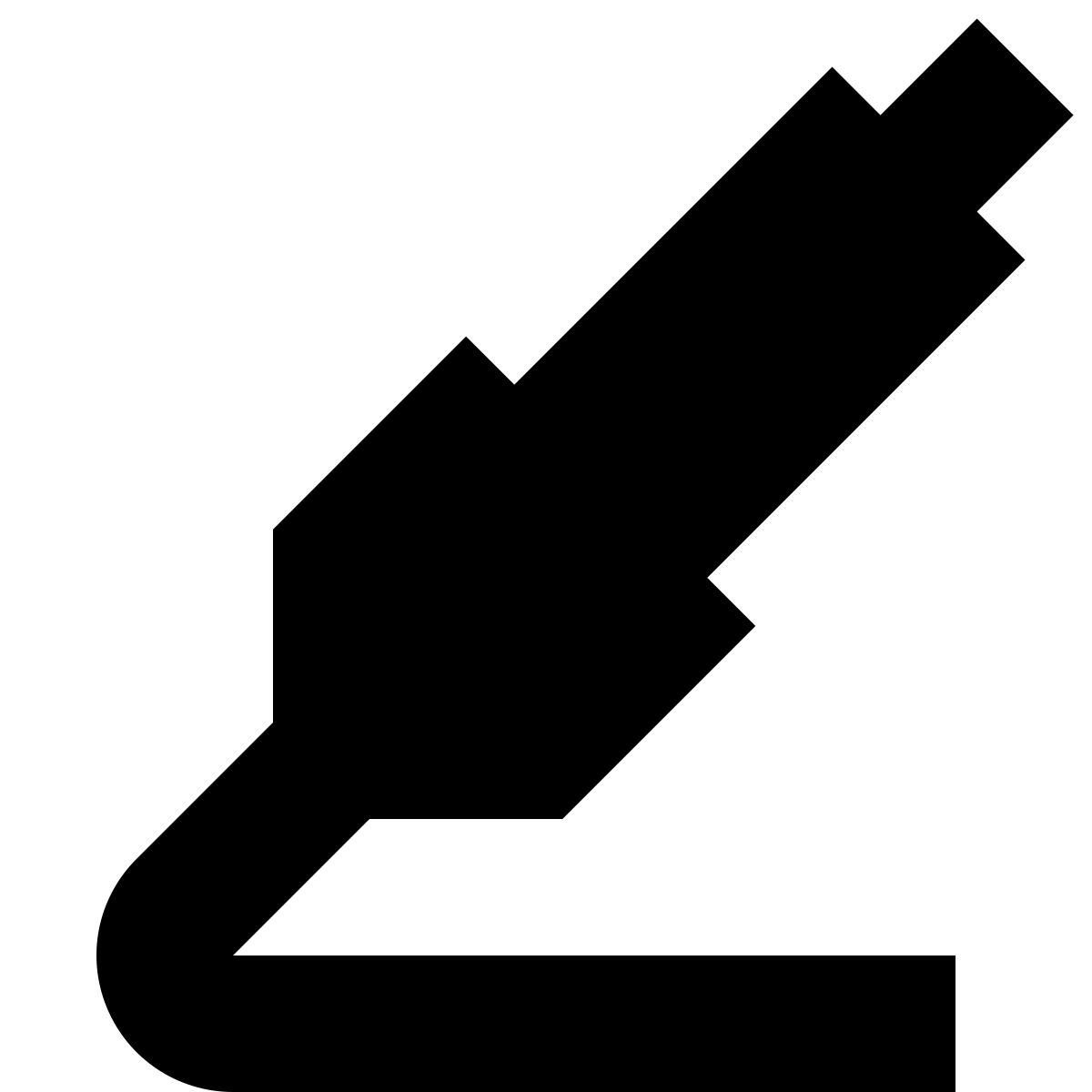tiny glyph style soldering iron icon