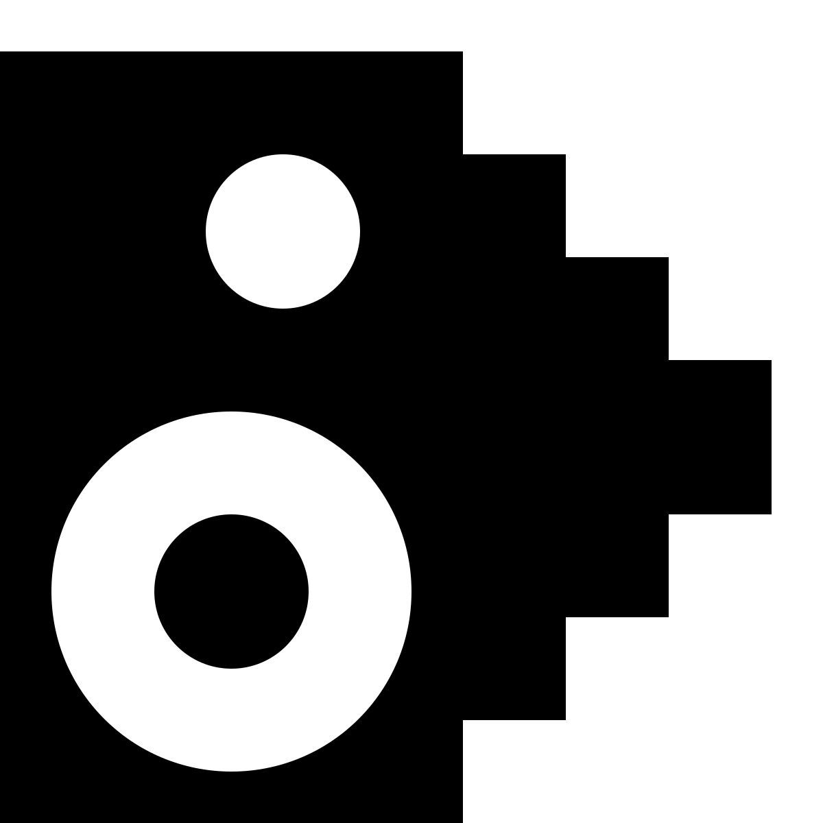 tiny glyph 风格 测速照相机 图标