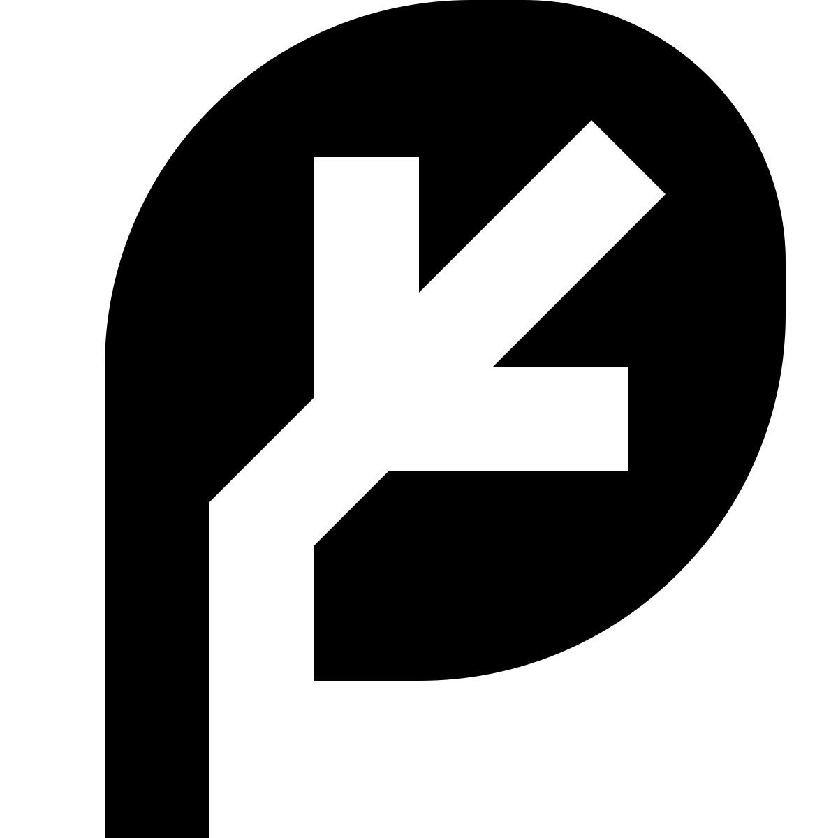 tiny glyph style 시금치 icon