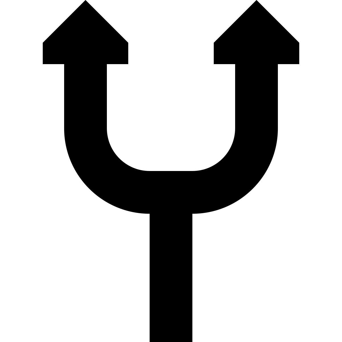 tiny glyph style split icon