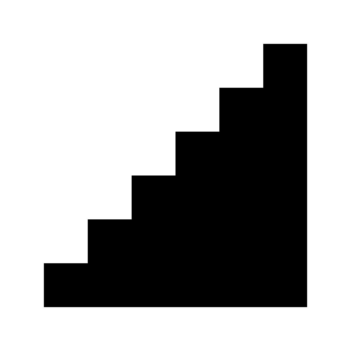 tiny glyph style escalera icon