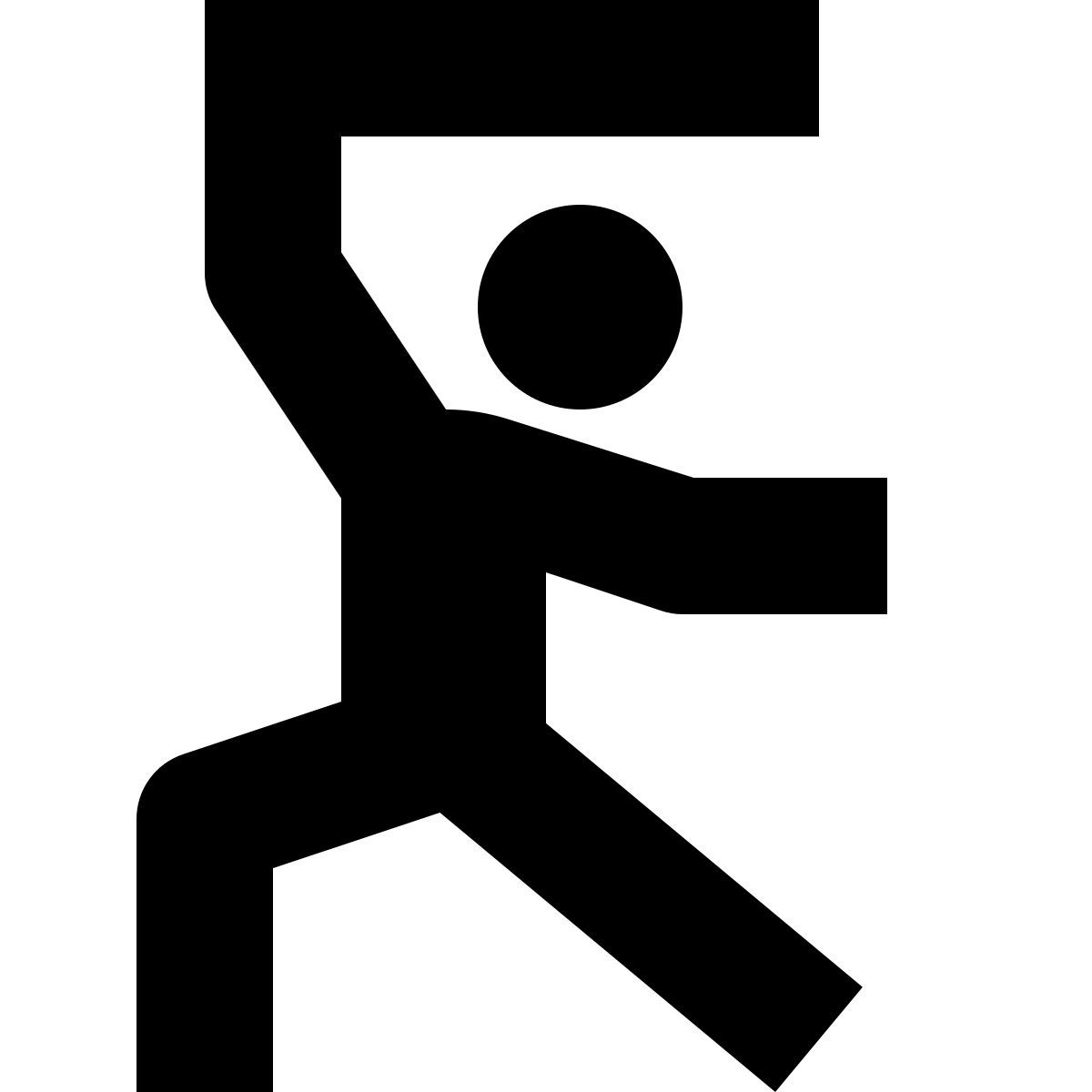 tiny glyph style stockkampf icon