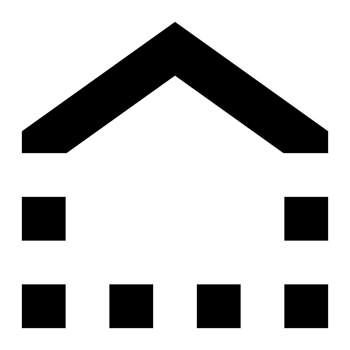 tiny glyph style structural icon