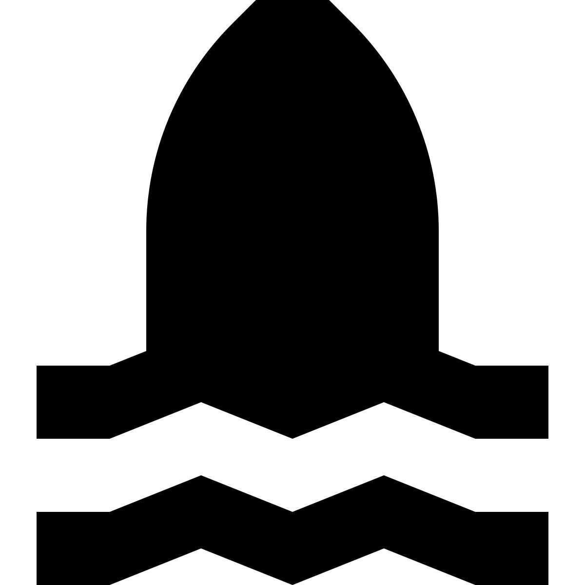 tiny glyph style 冲浪 icon