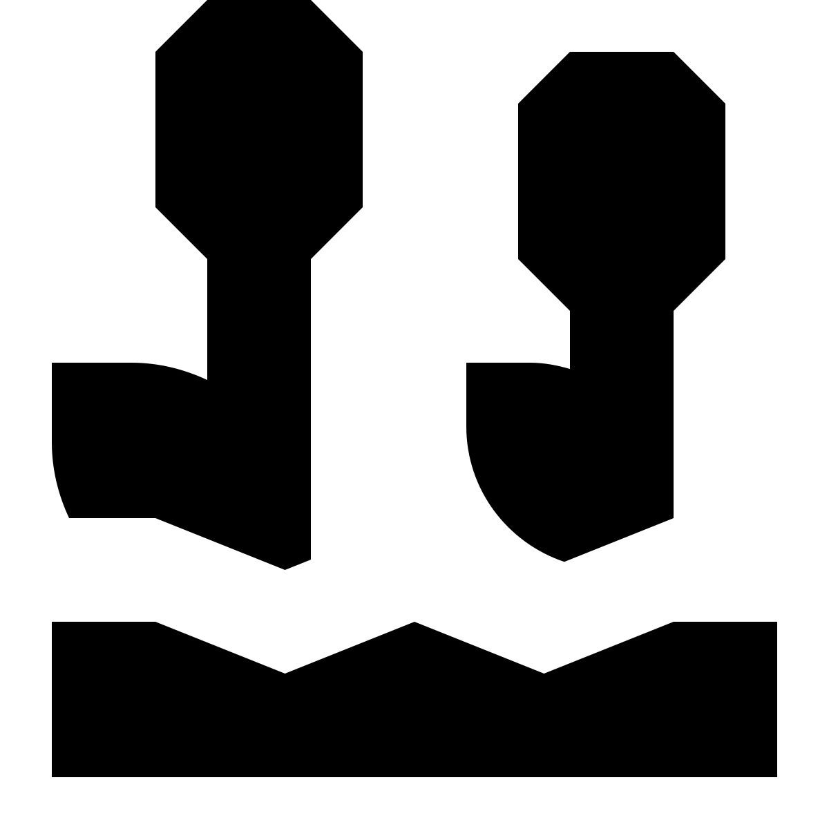 tiny glyph style swamp icon