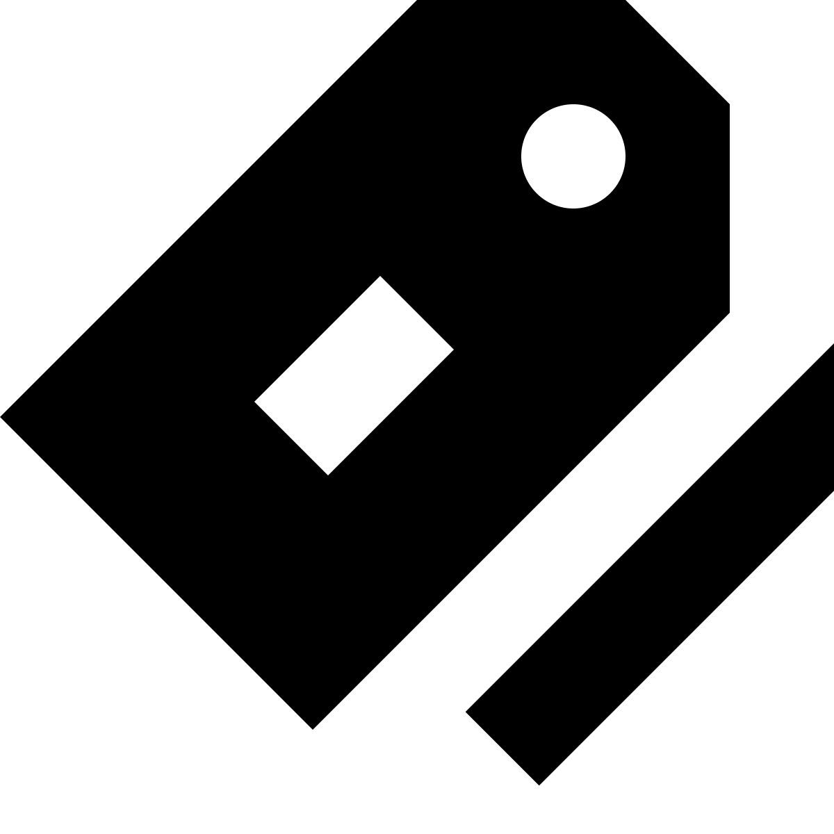 tiny glyph style tags icon