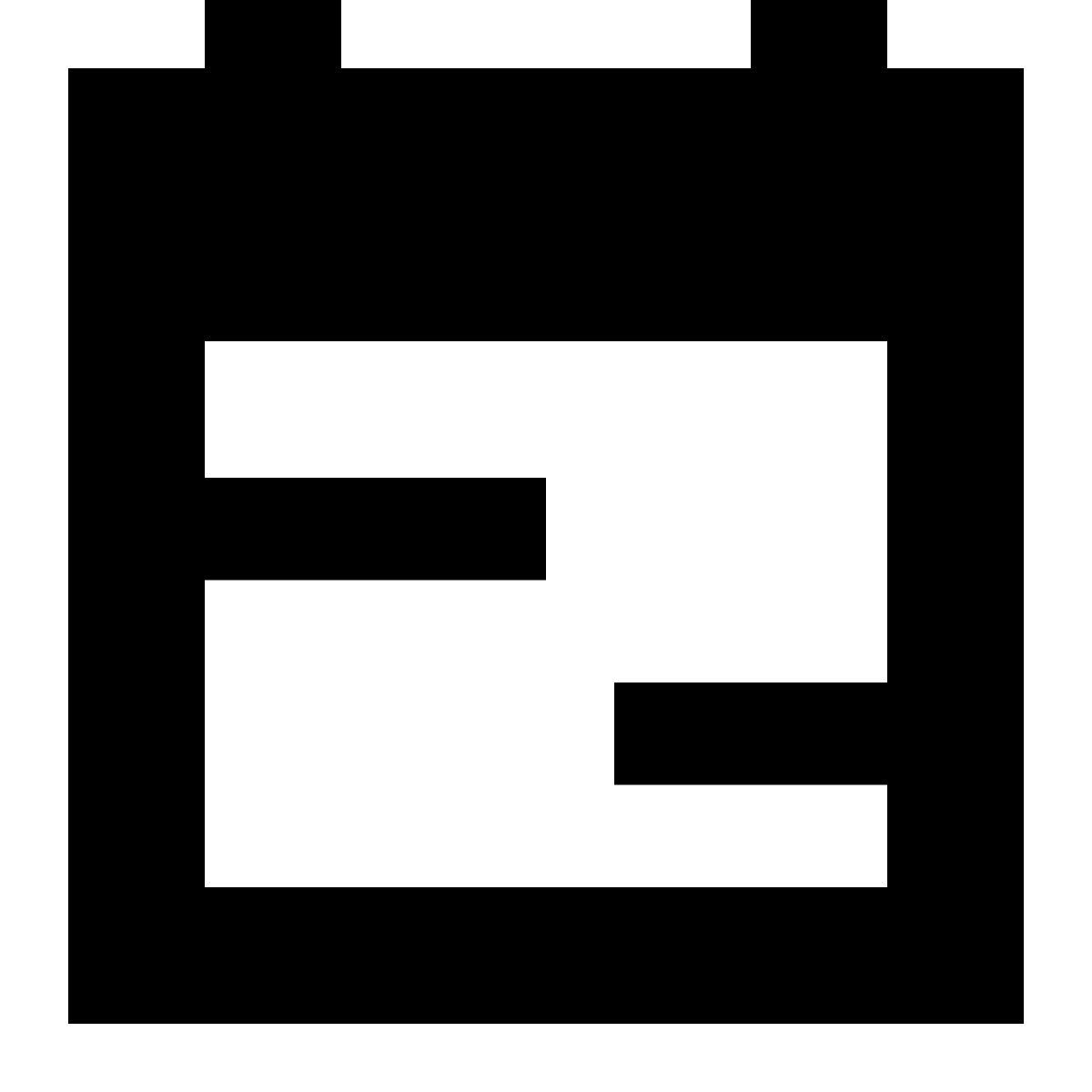 tiny glyph style 时间轴周 icon