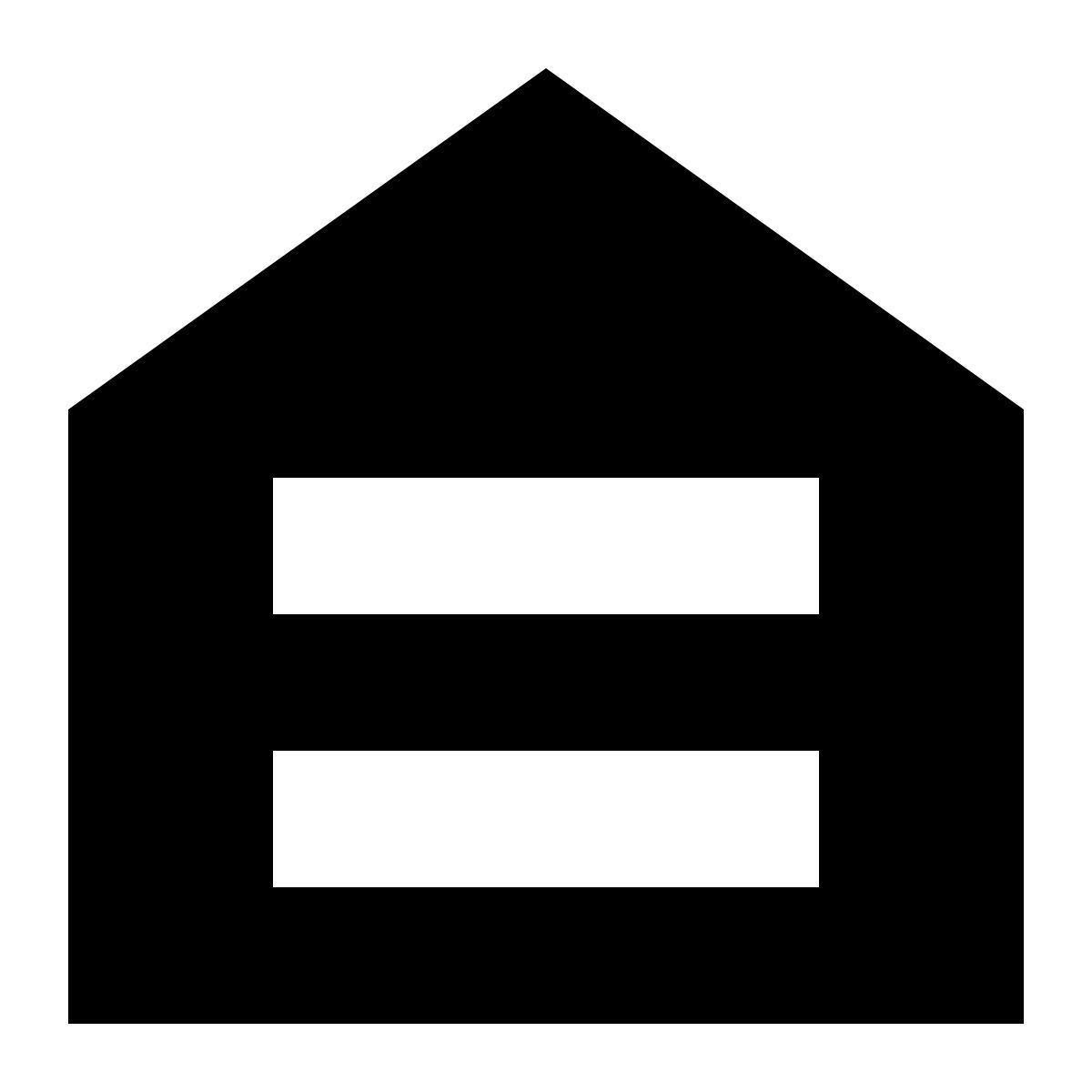 tiny glyph style menu icon