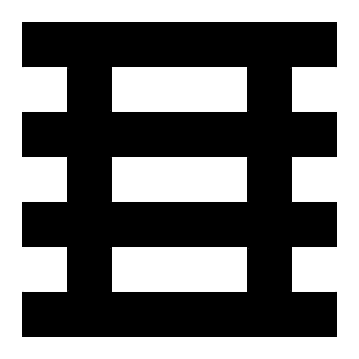 tiny glyph style 트랙 icon