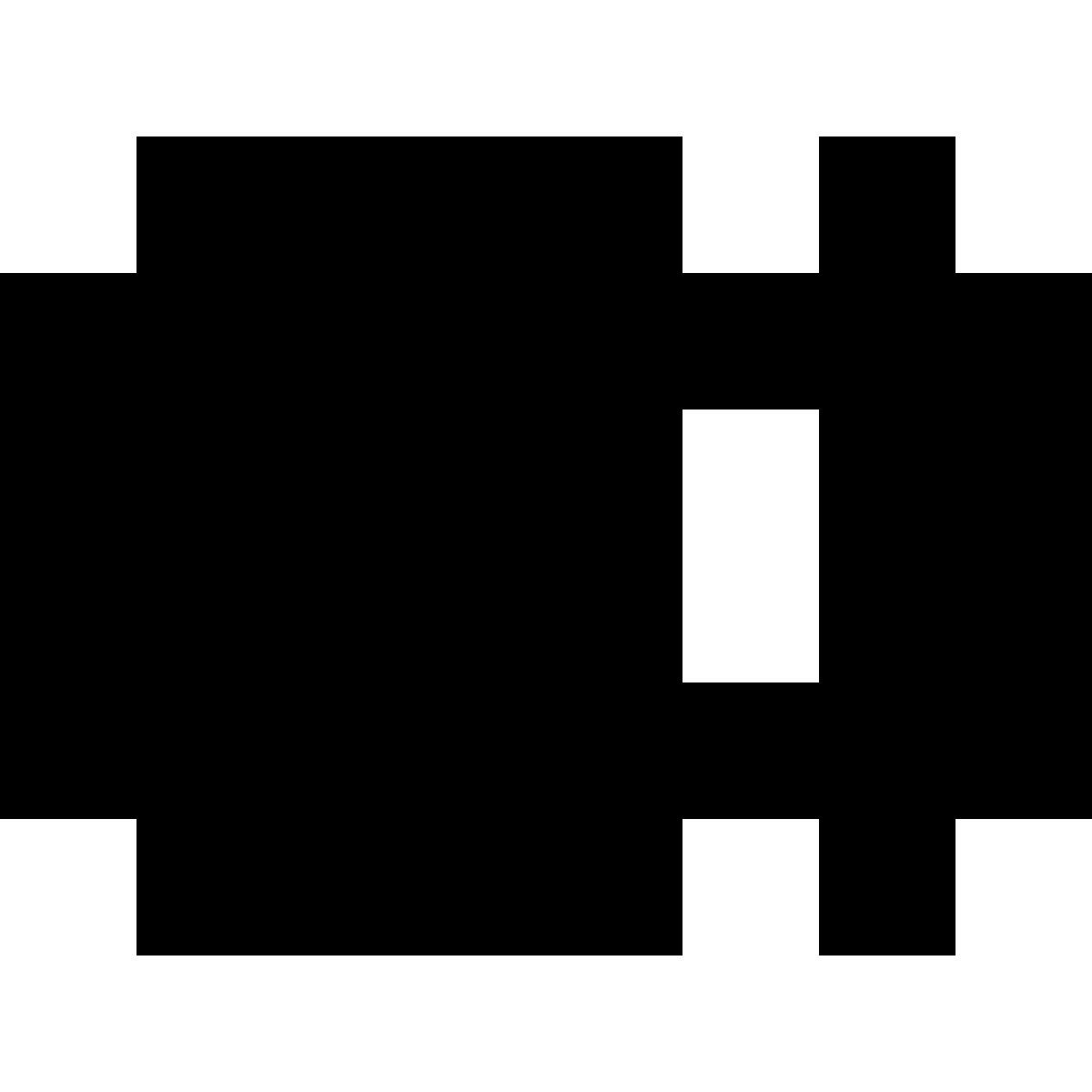 tiny glyph style fahrkarte icon