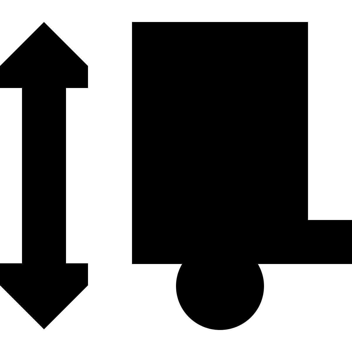 tiny glyph style トラックの高さ icon