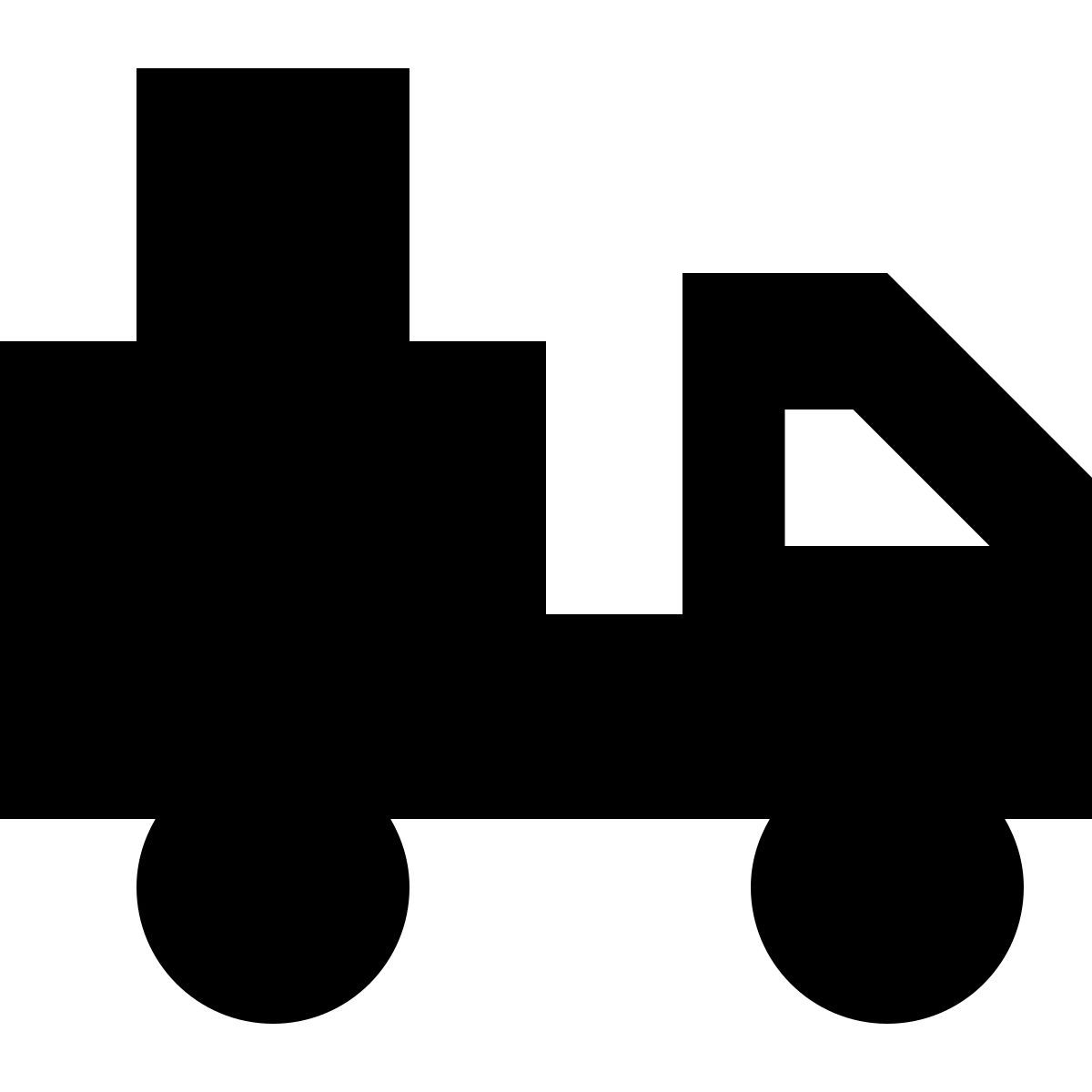 tiny glyph style peso del camion carga maxima icon