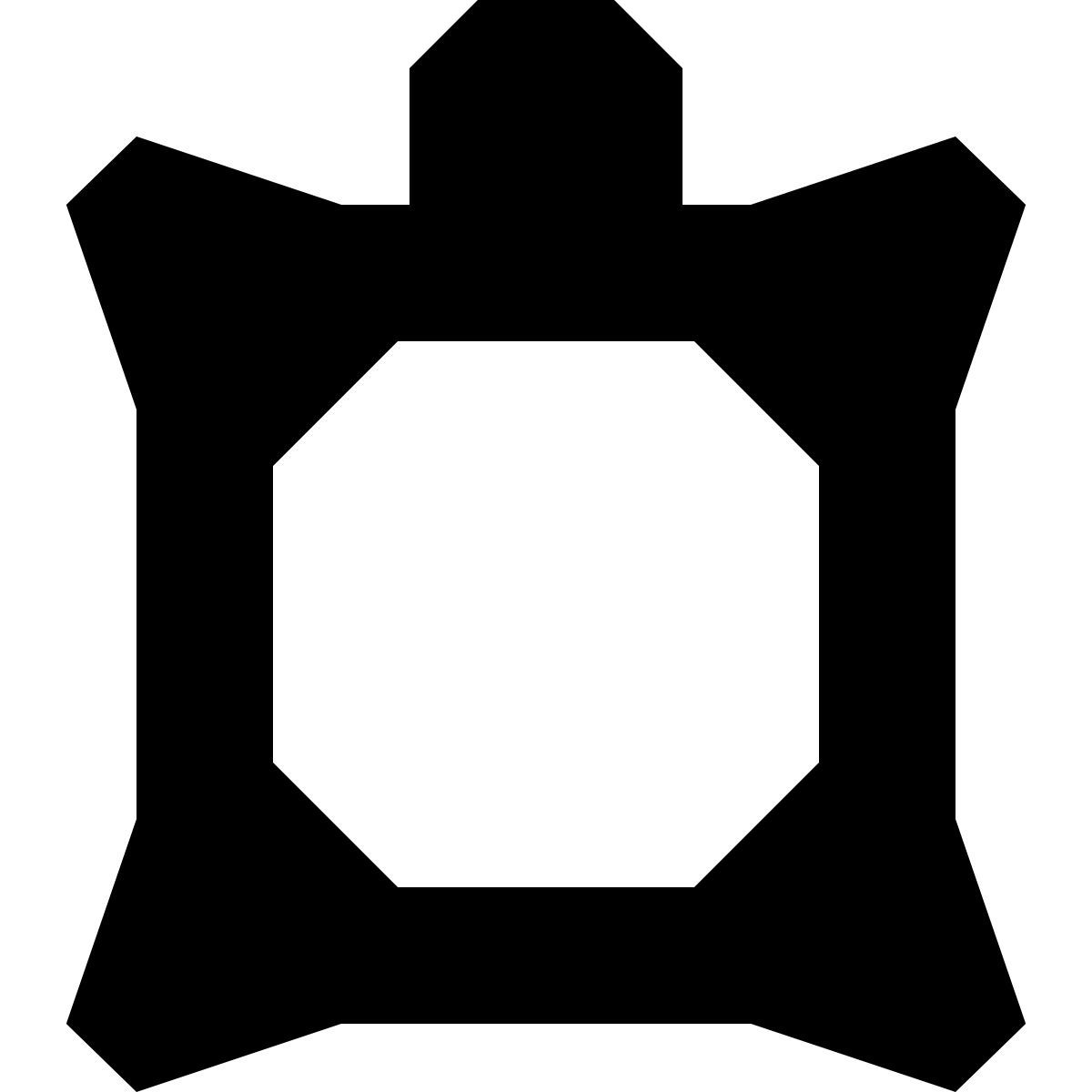 tiny glyph style turtle icon