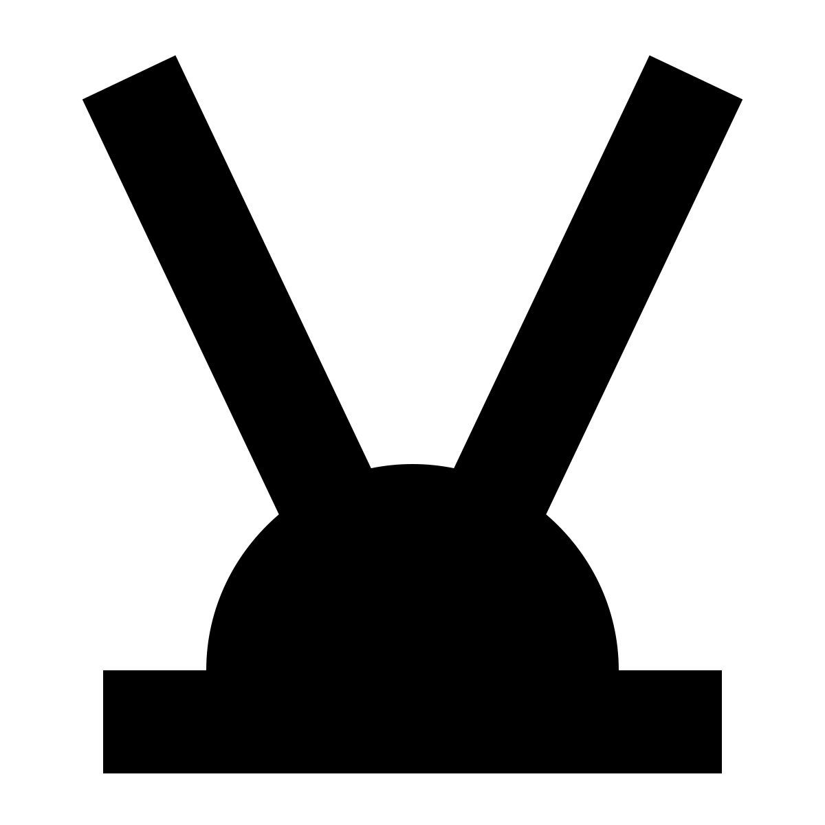tiny glyph style antena de tv icon