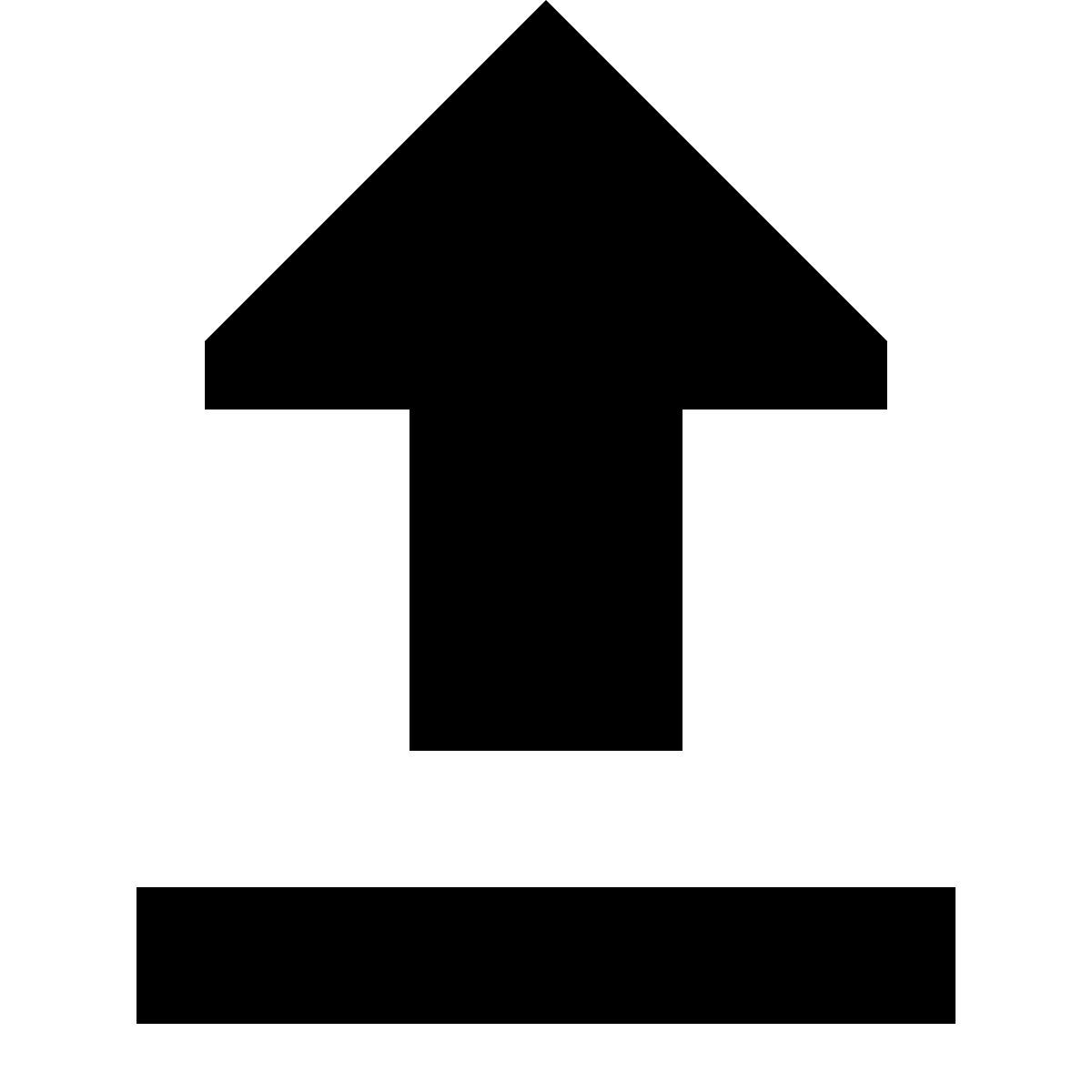 tiny glyph style subir icon