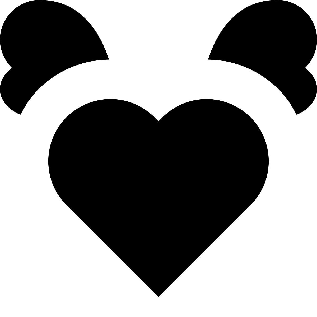 tiny glyph style 발렌타인 날개 icon