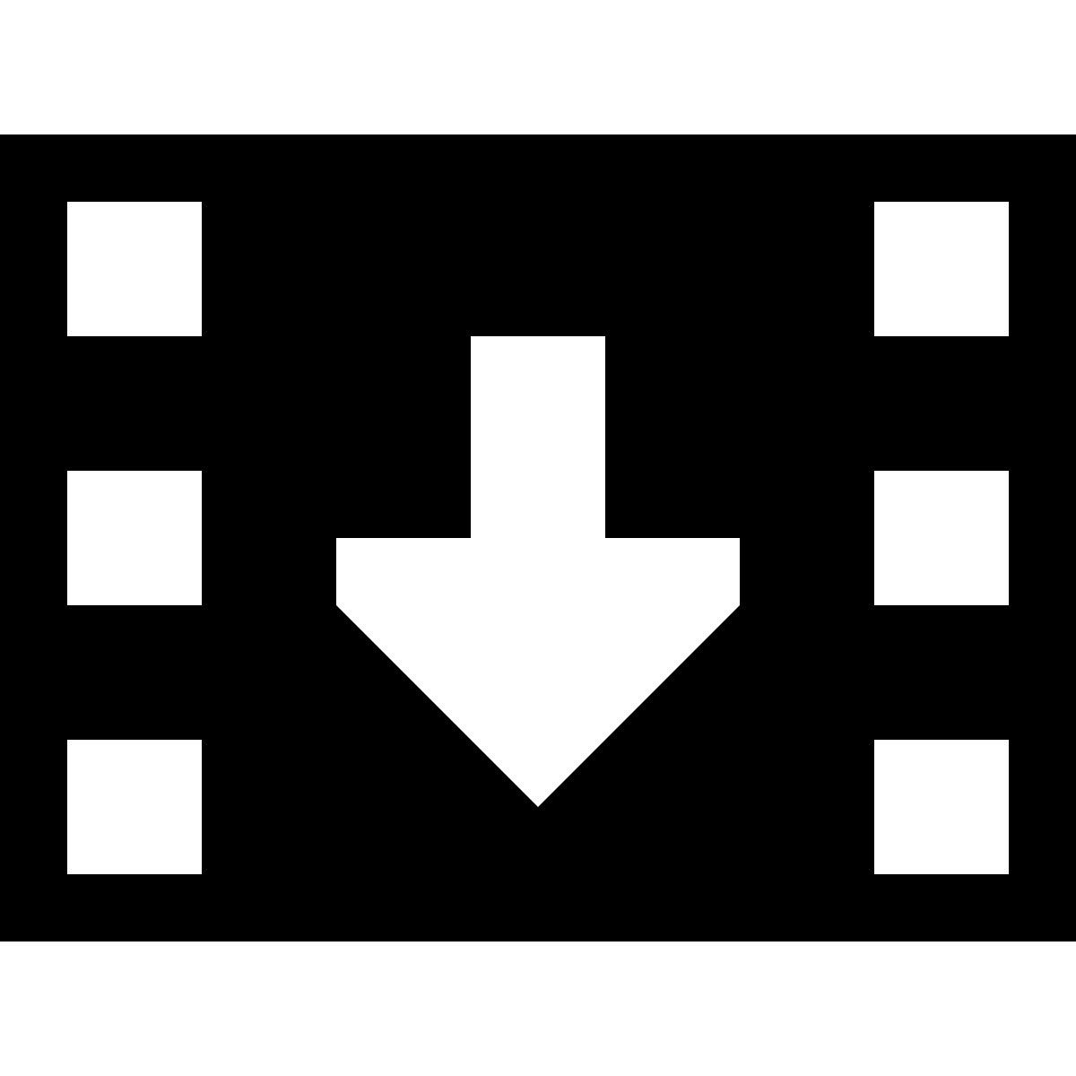 tiny glyph style descarga de video icon