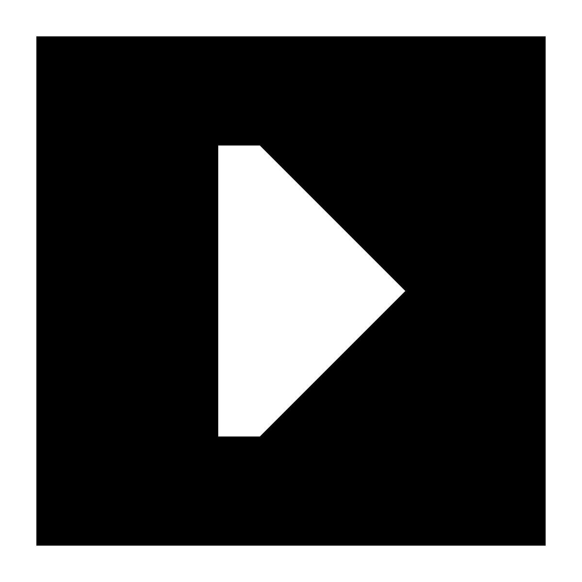 tiny glyph style video icon