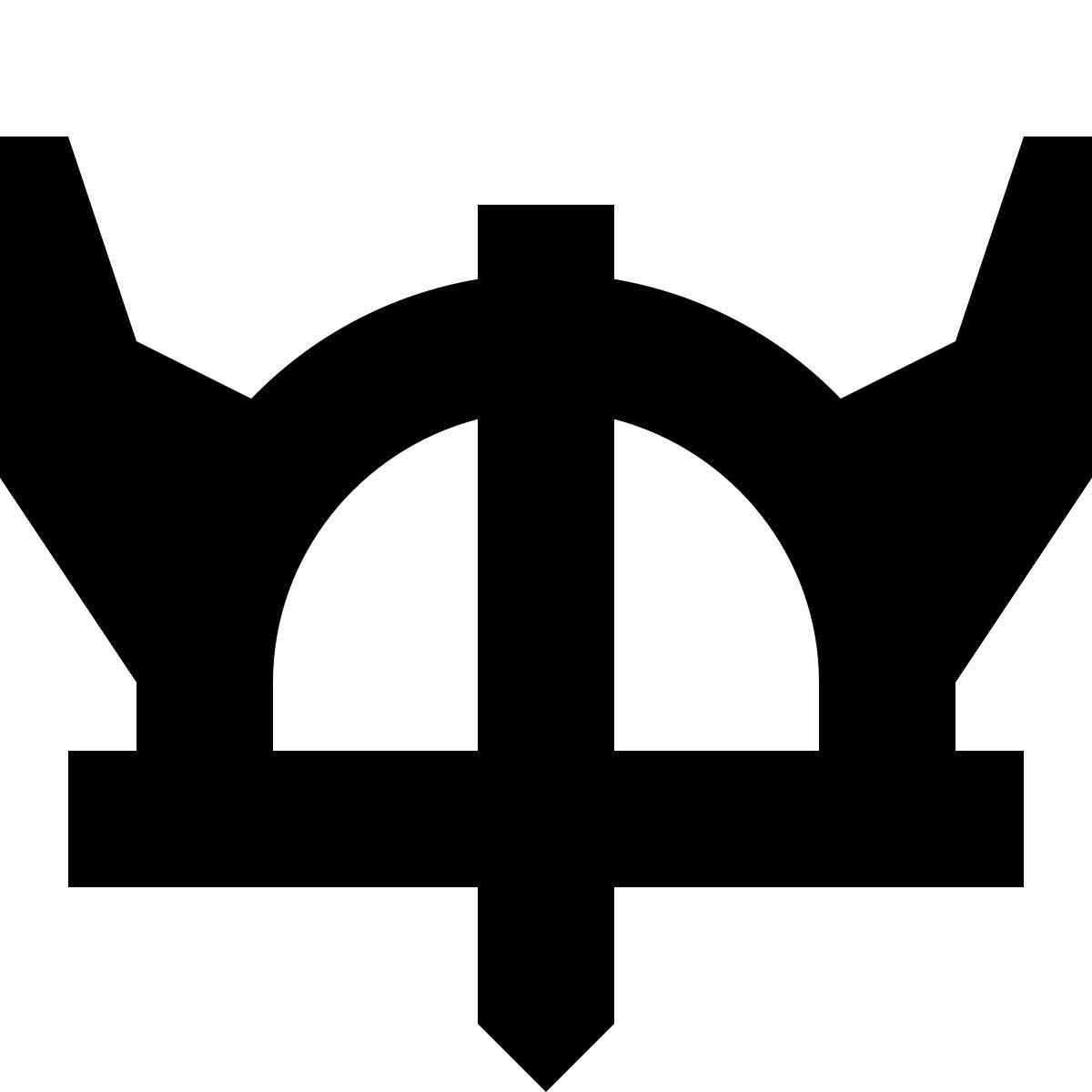 tiny glyph style wikingerhelm icon