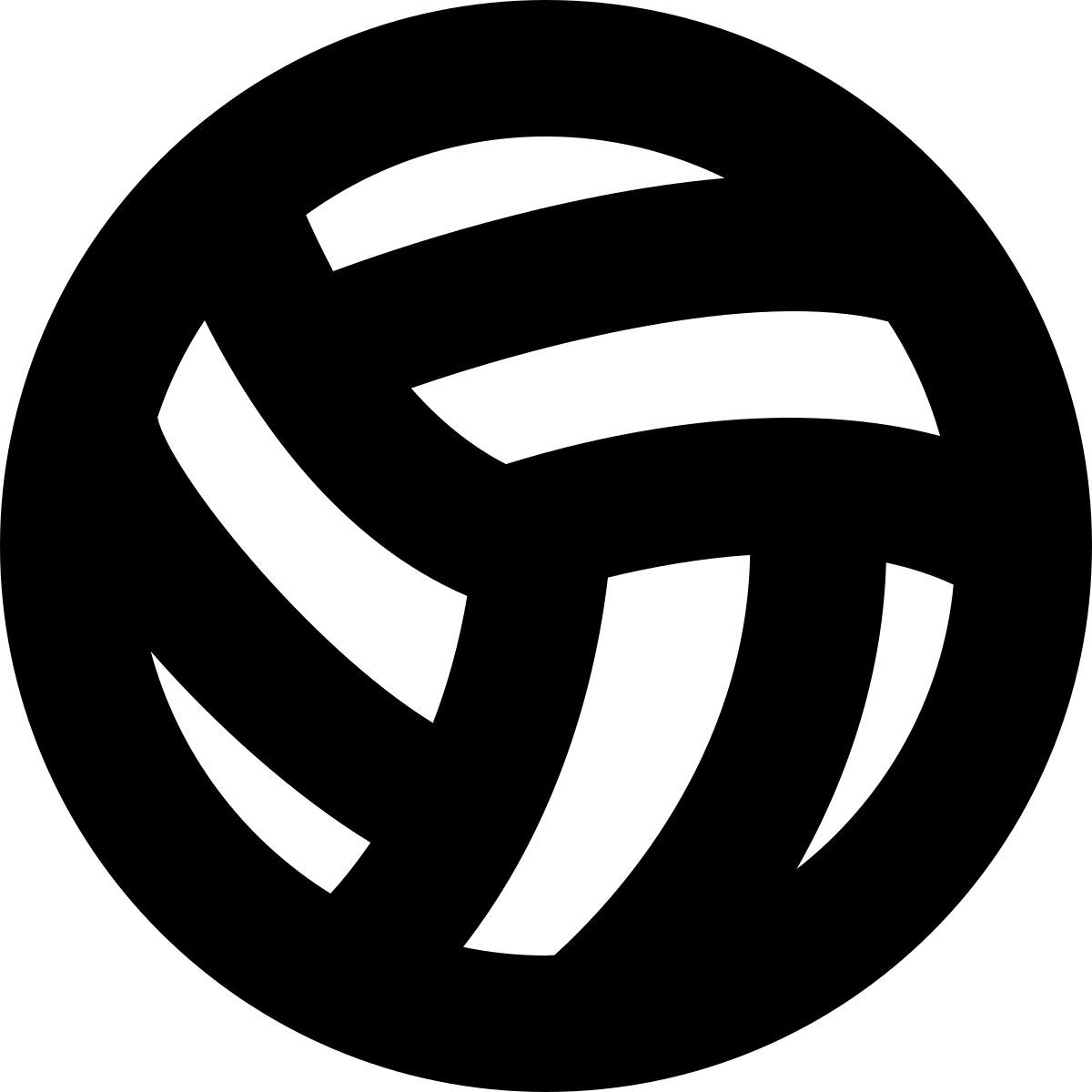 tiny glyph style 排球 icon