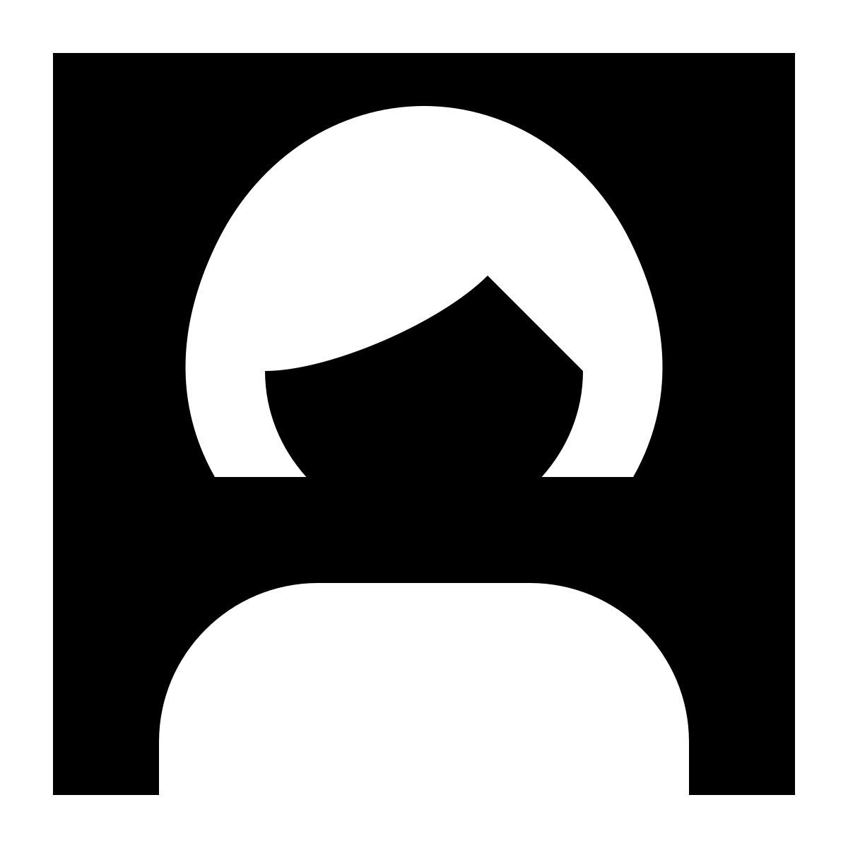 tiny glyph style mulher webcam icon