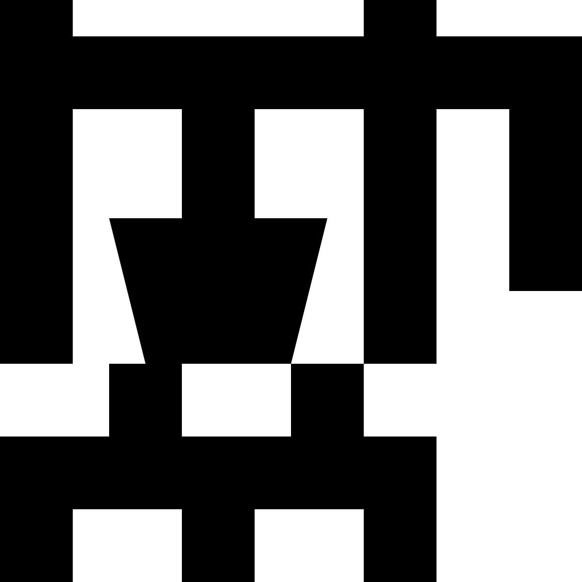 tiny glyph style well icon