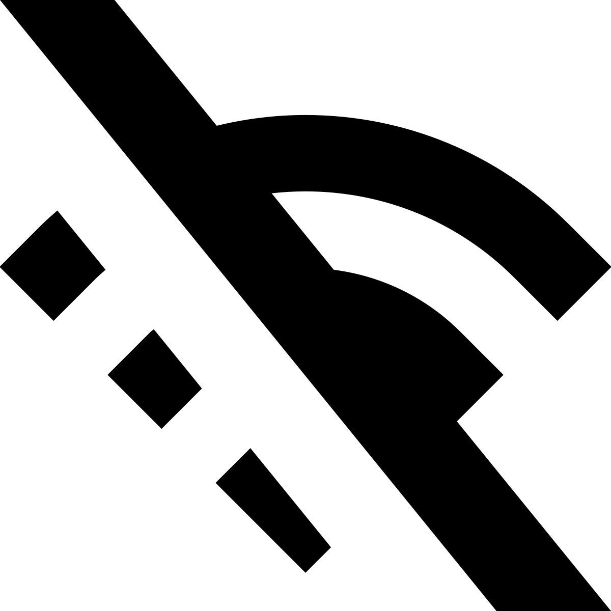 tiny glyph style wi fi off icon