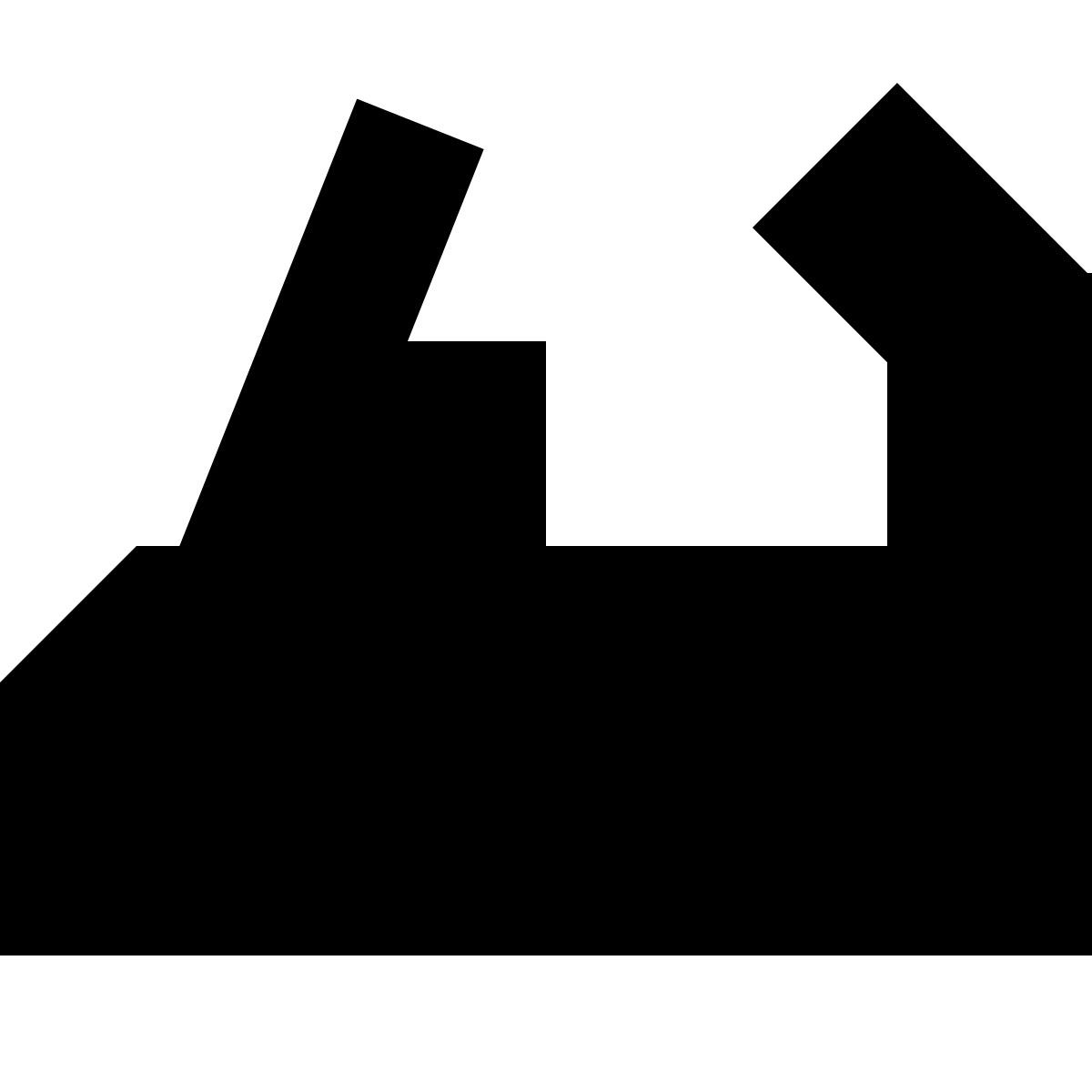 tiny glyph style aereo di legno icon