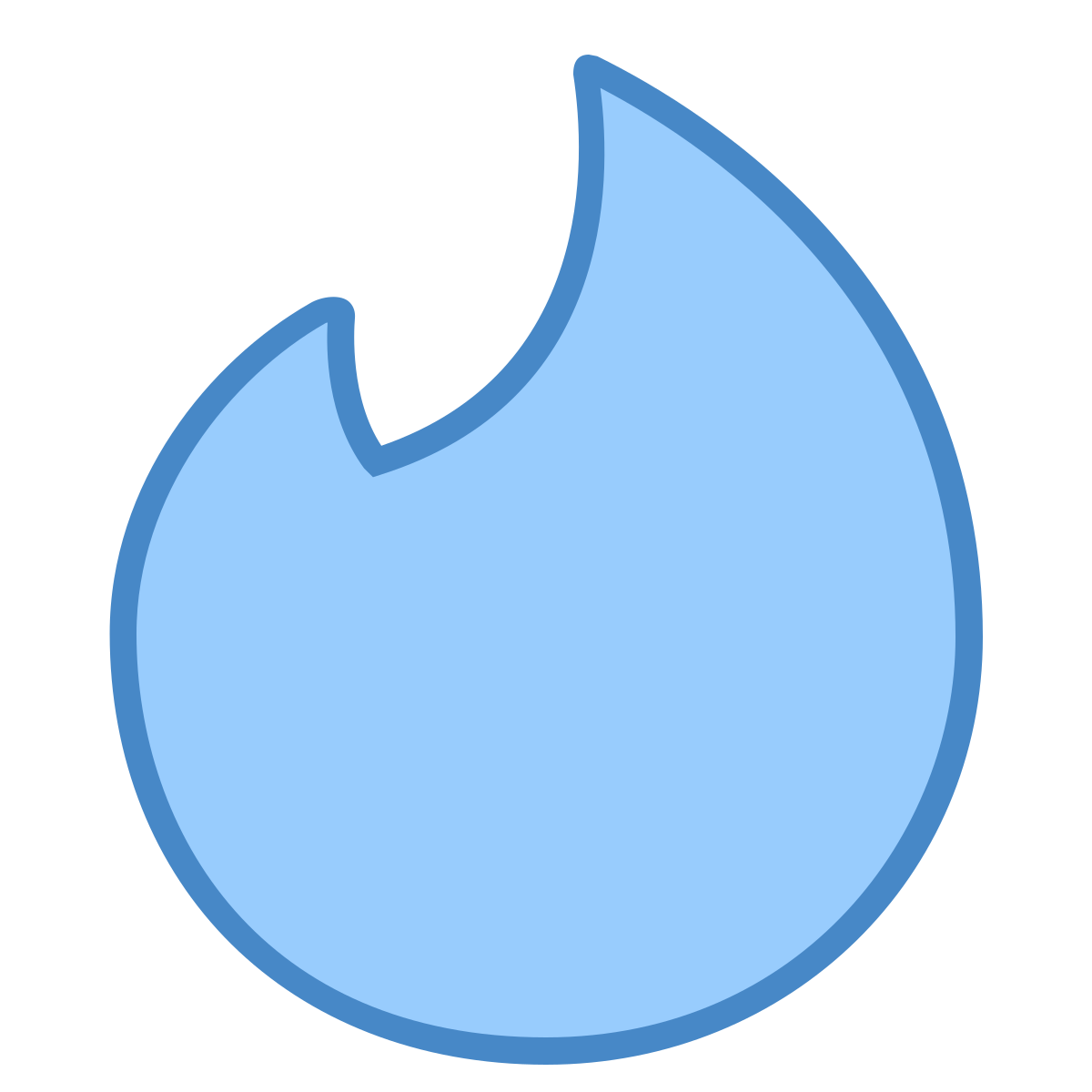 blue ui style   tinder icon