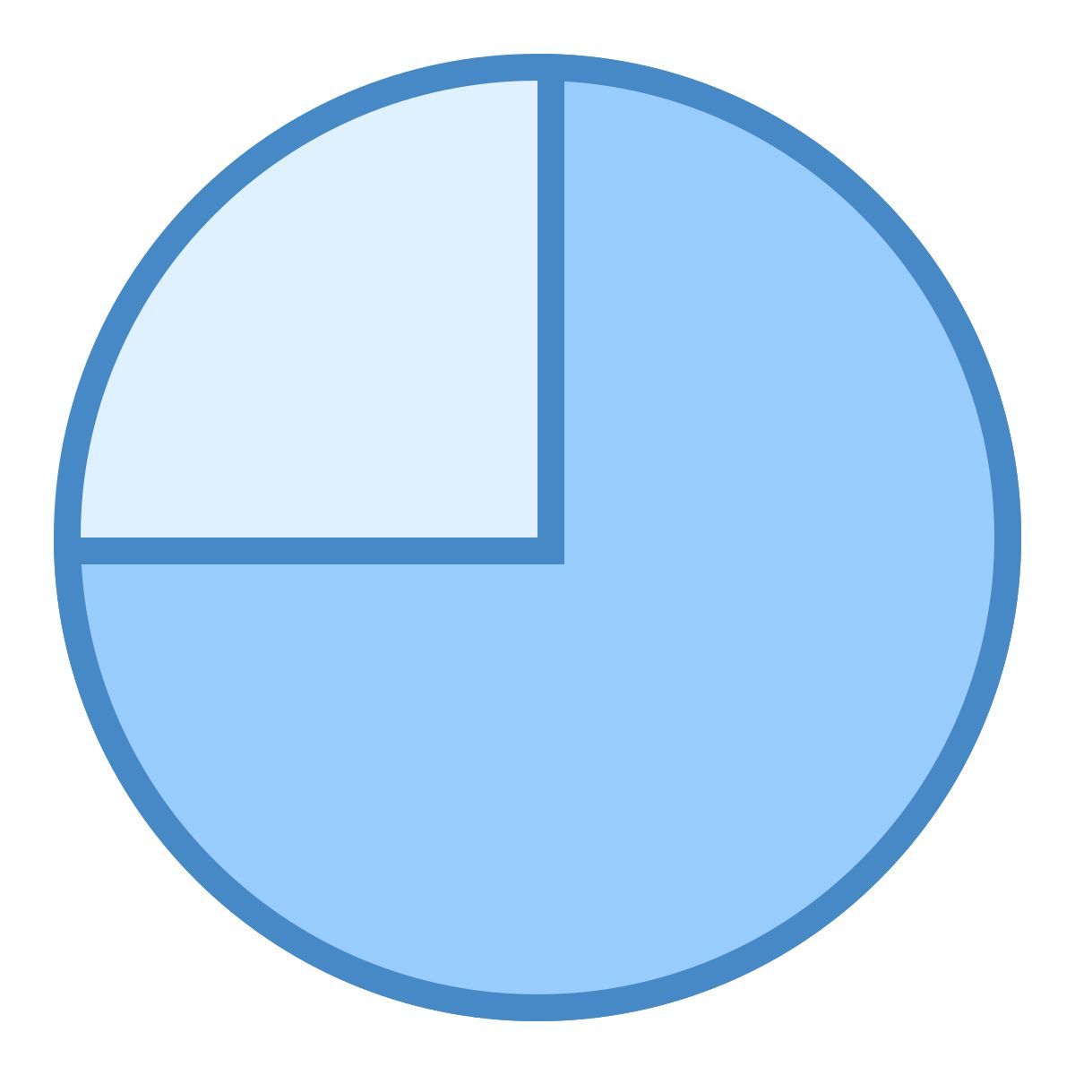blue ui style 270度 icon
