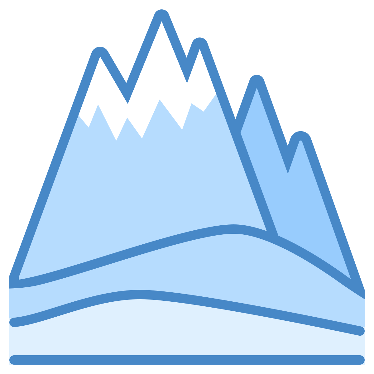 blue ui style alps icon