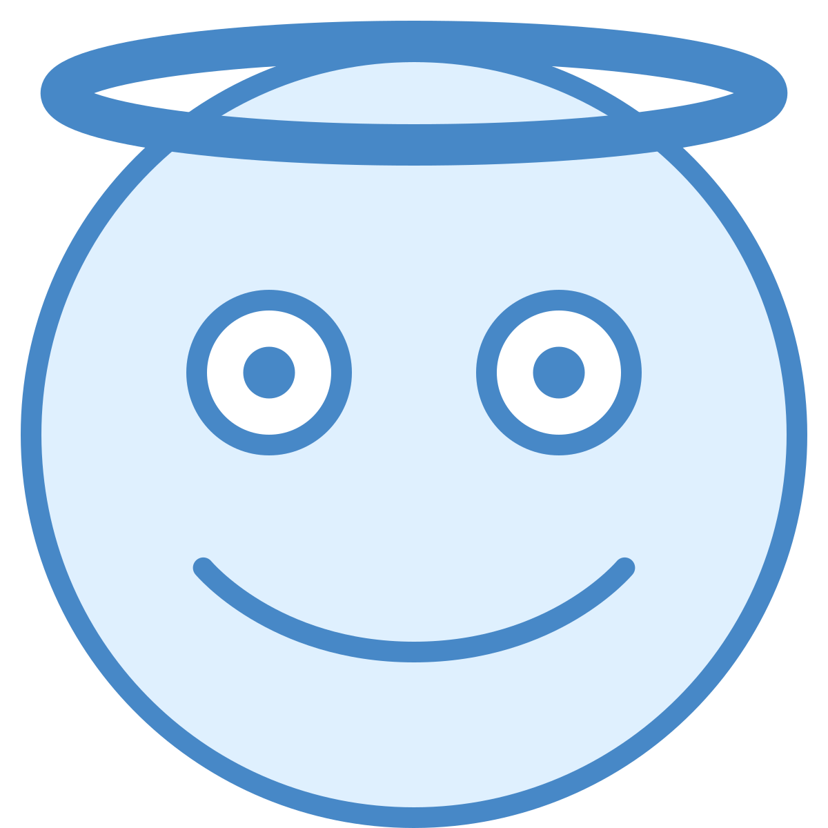 blue ui style angel  v2 icon