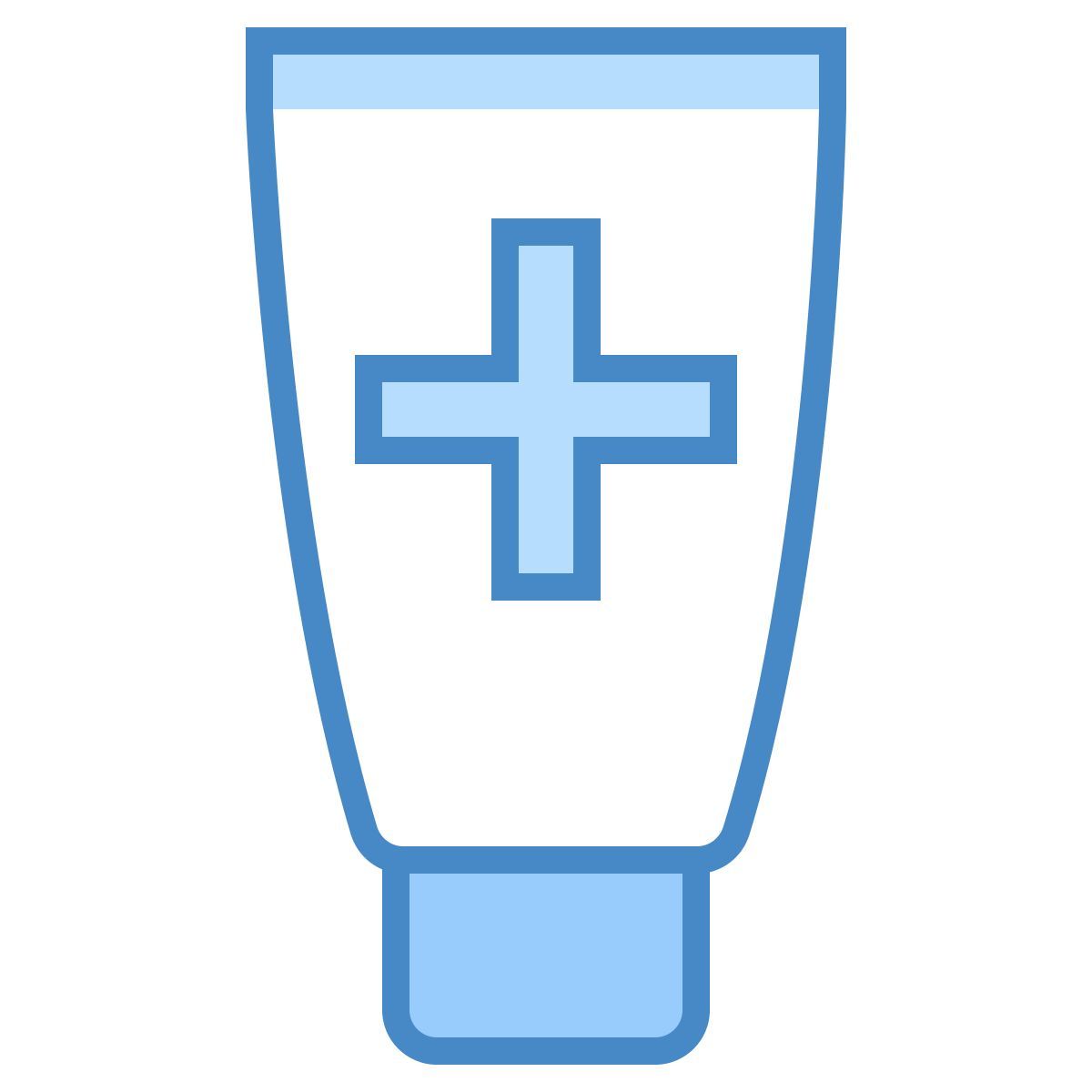 blue ui style 抗菌乳膏 icon