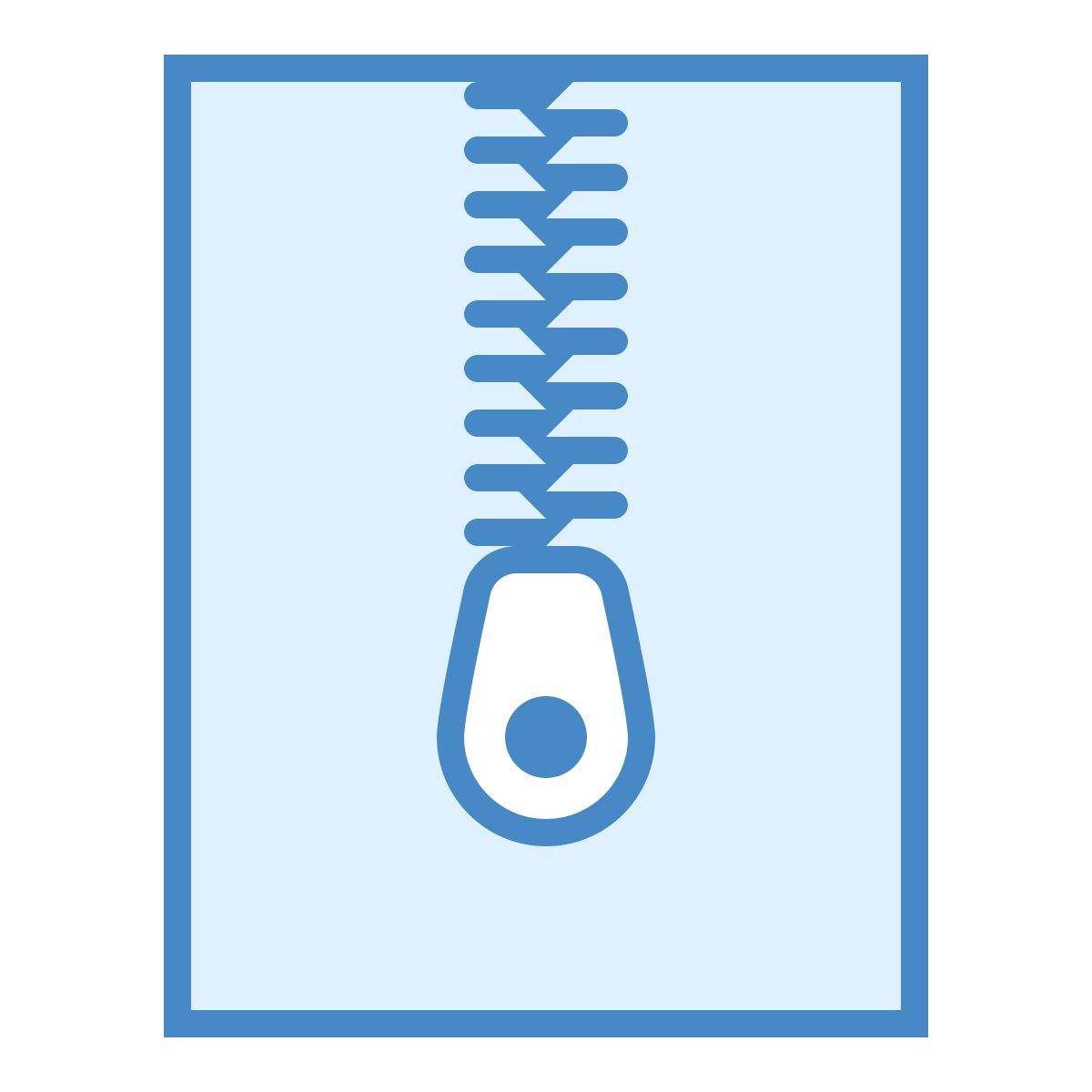 blue ui style 档案 icon