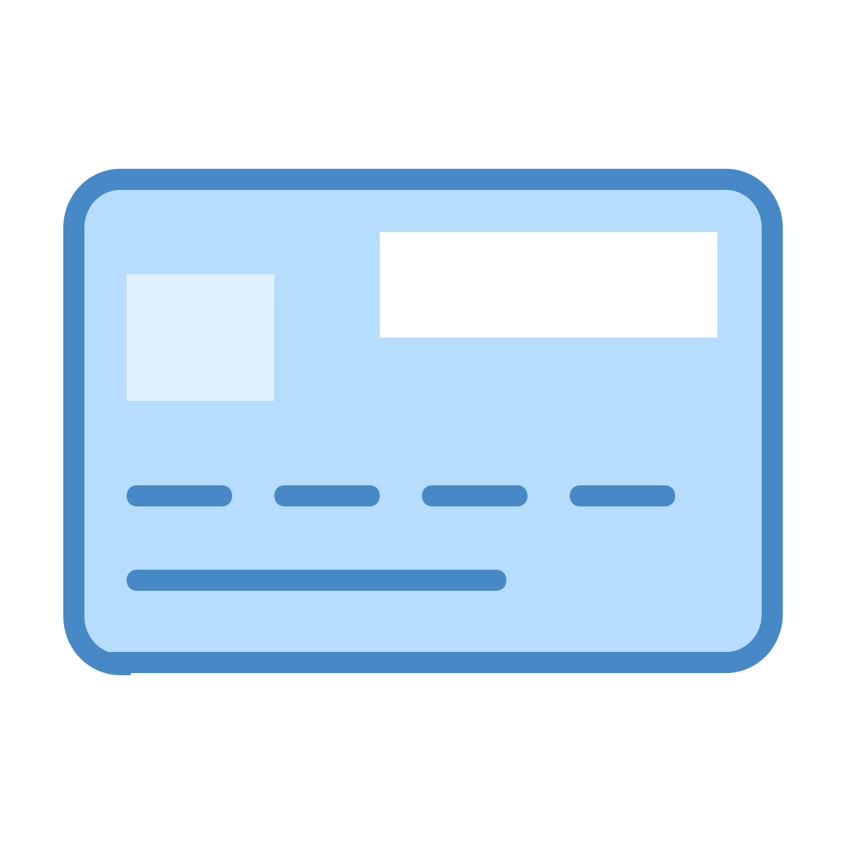 blue ui style bank card front side  v2 icon