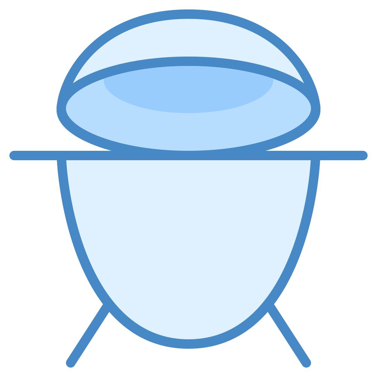 blue ui style 큰 녹색 계란 icon