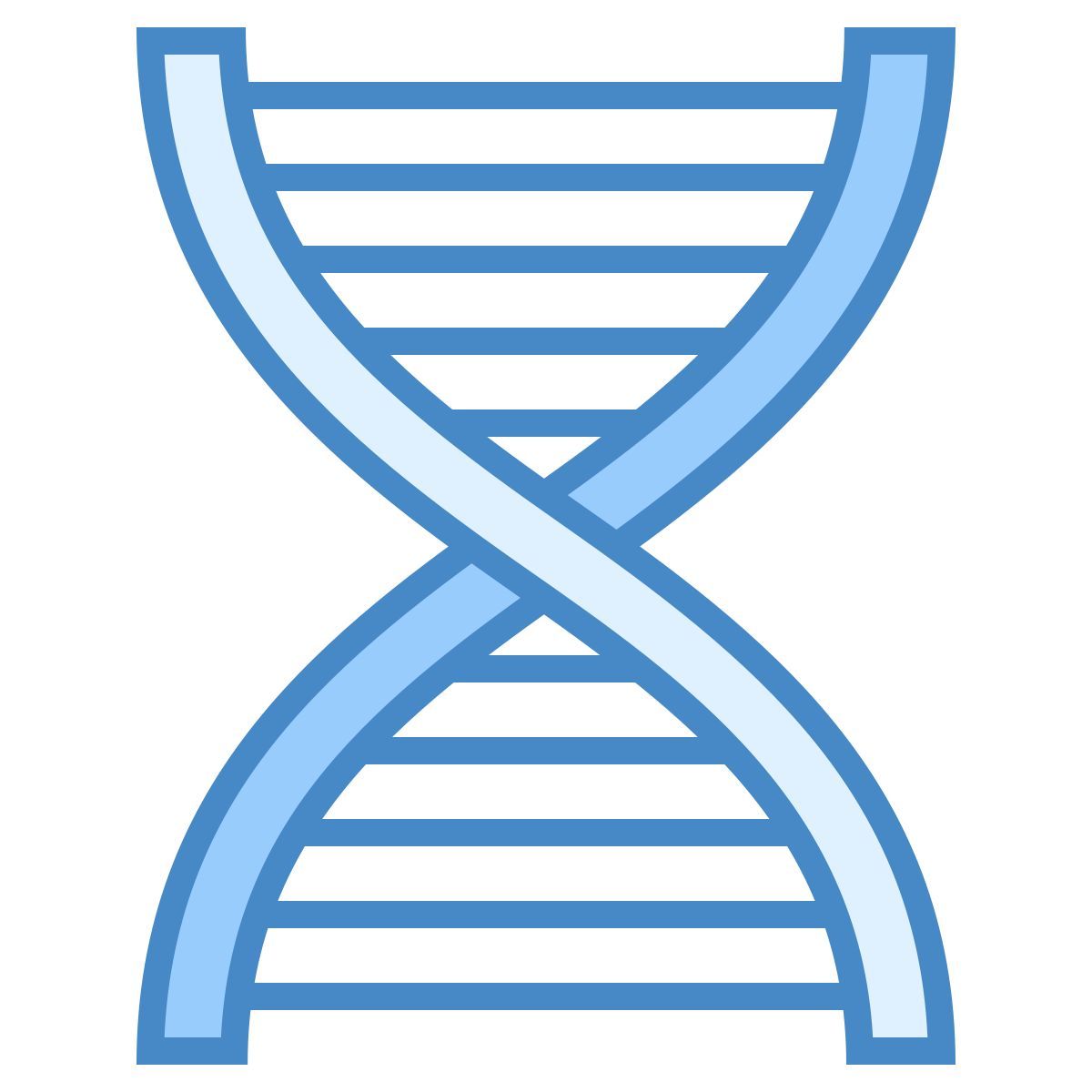 blue ui style biotech icon