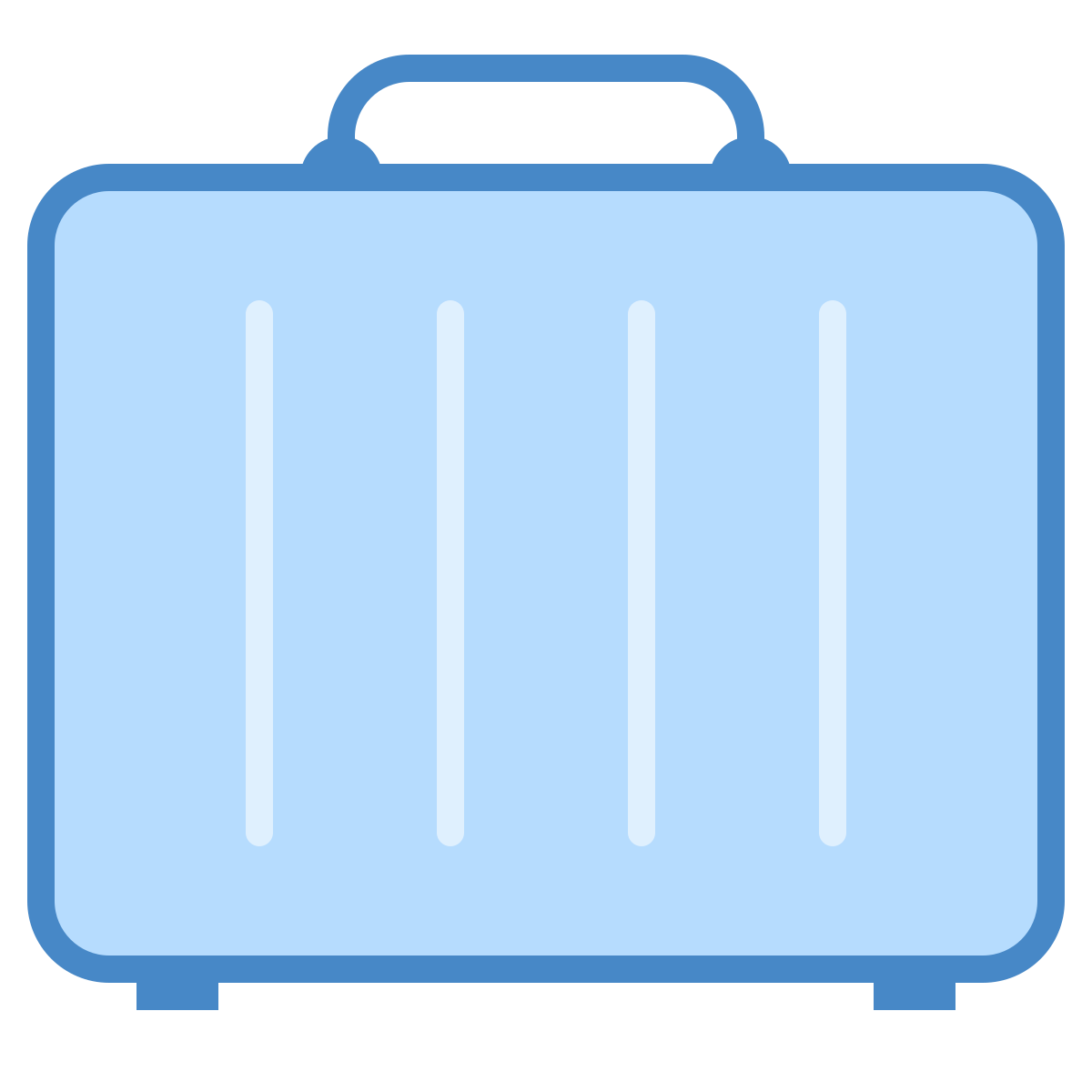 blue ui style business icon