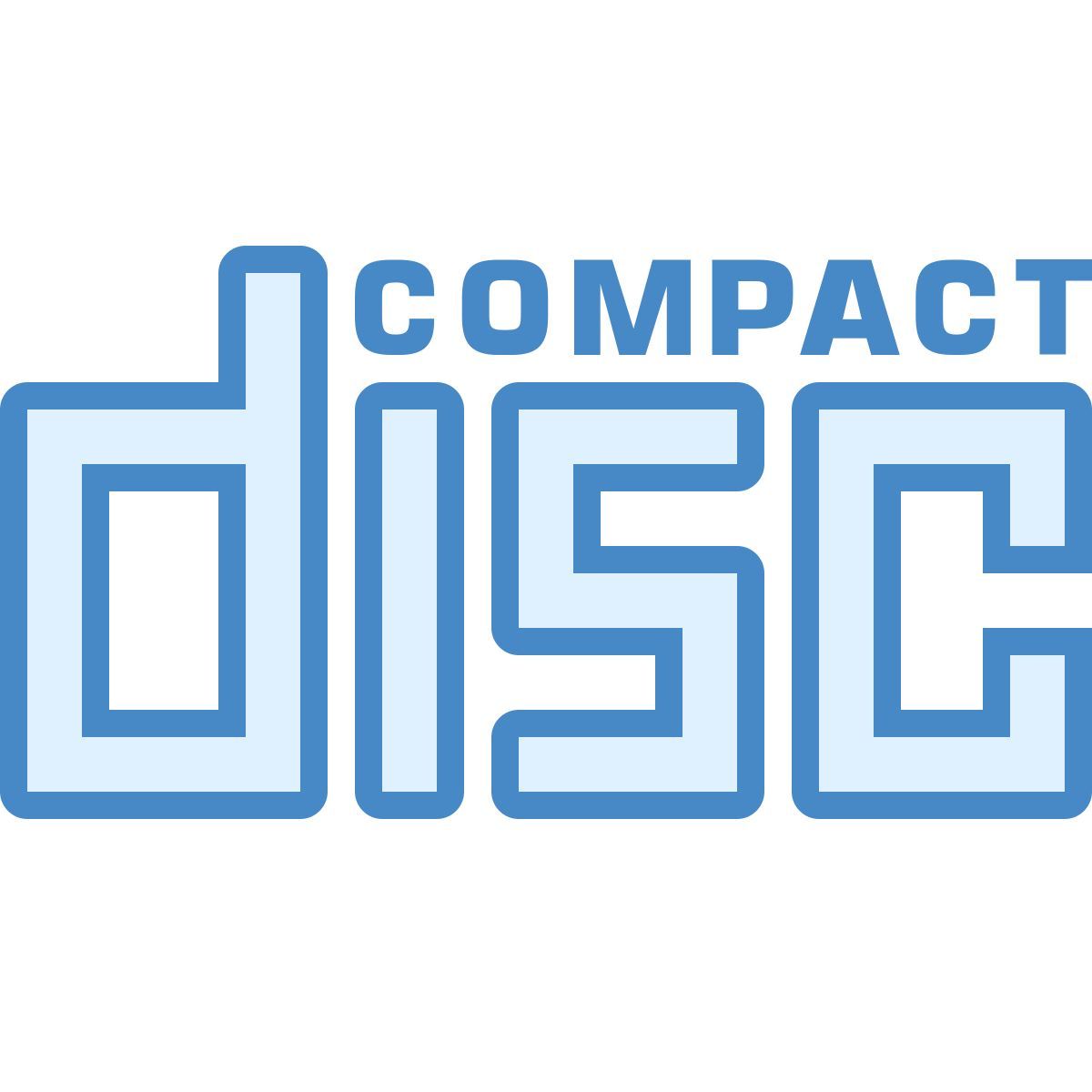 blue ui style cd标志 icon