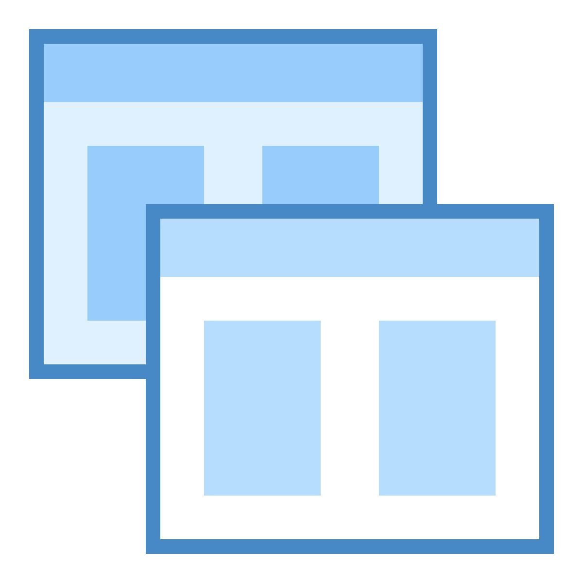 blue ui style cambia aspetto icon